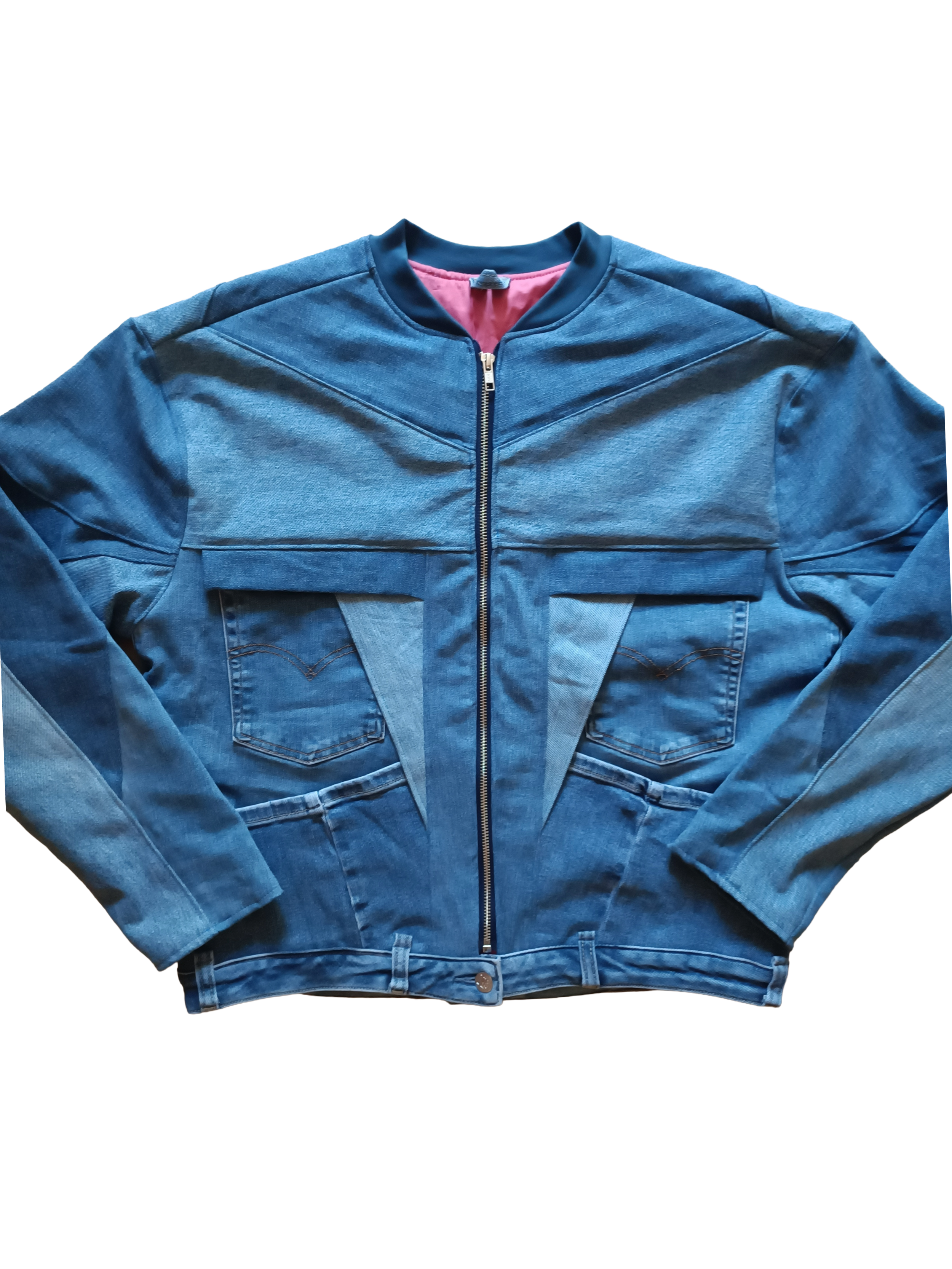 Upcycling Jeansjacke Nr. 10
