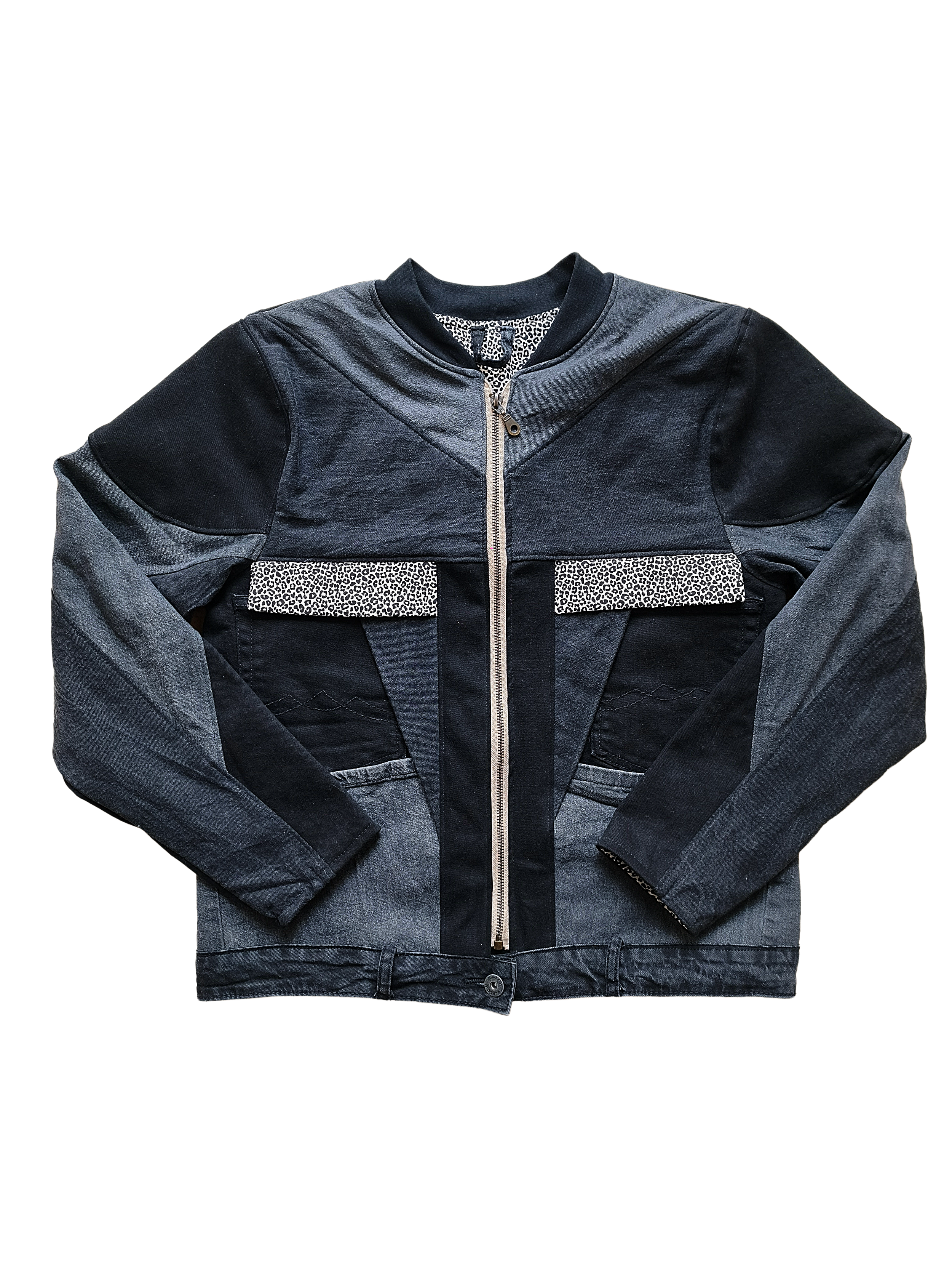 Upcycling Jeansjacke Nr. 17