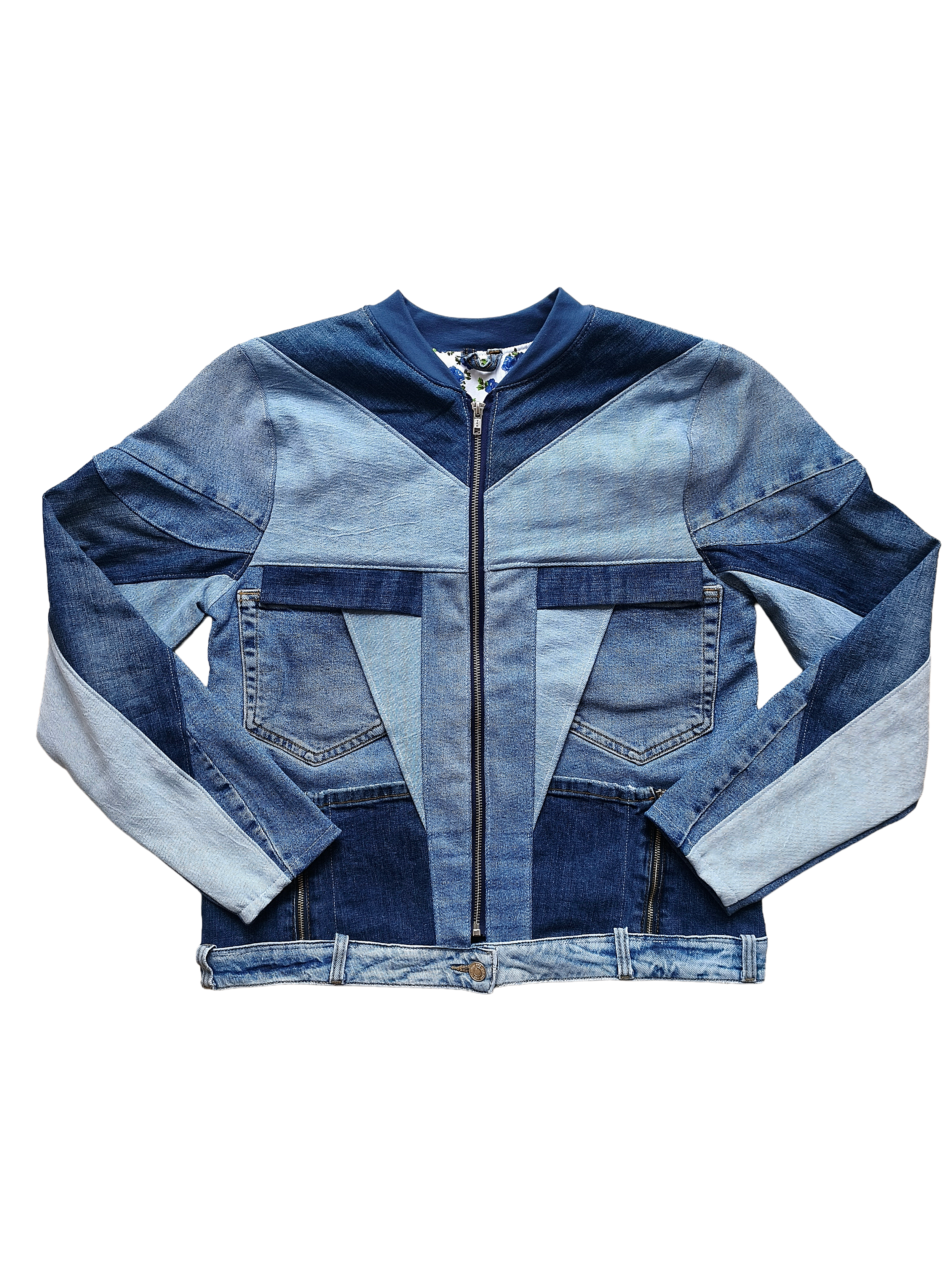 Upcycling Jeansjacke Nr. 20