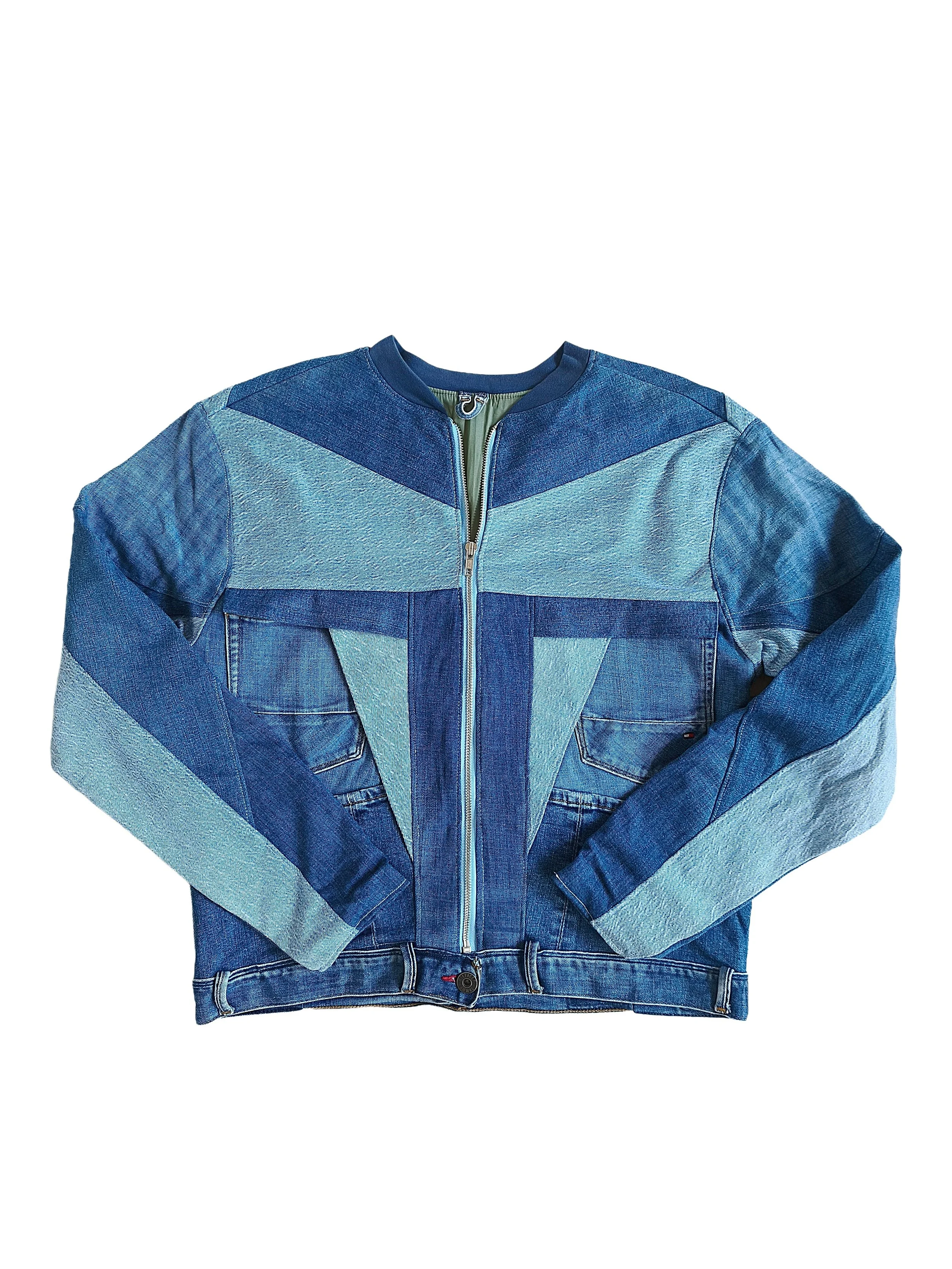 Upcycling Jeansjacke Nr. 11