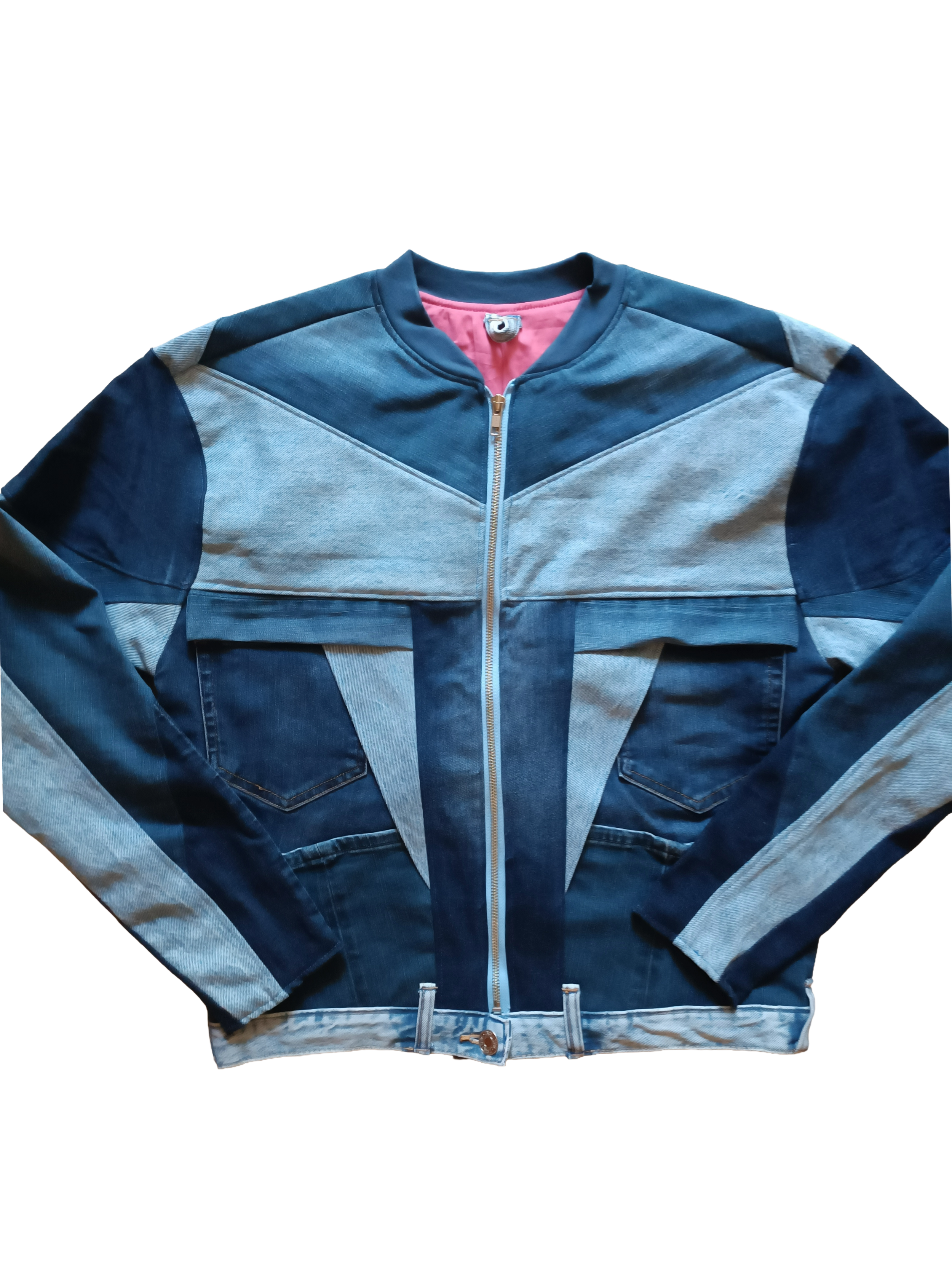 Upcycling Jeansjacke Nr. 9