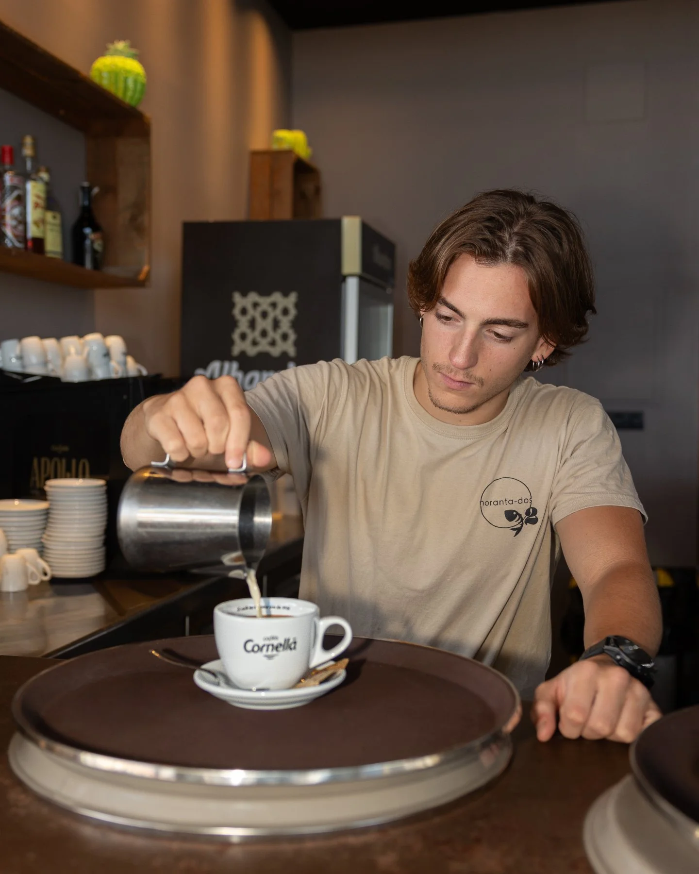 No hi ha millor manera de comen&ccedil;ar el dia 🌞 Un bon caf&egrave;, servit per l&rsquo;Aleix ☕

@cafescornella
#92restaurant #platjadaro #costabrava #cafescornella