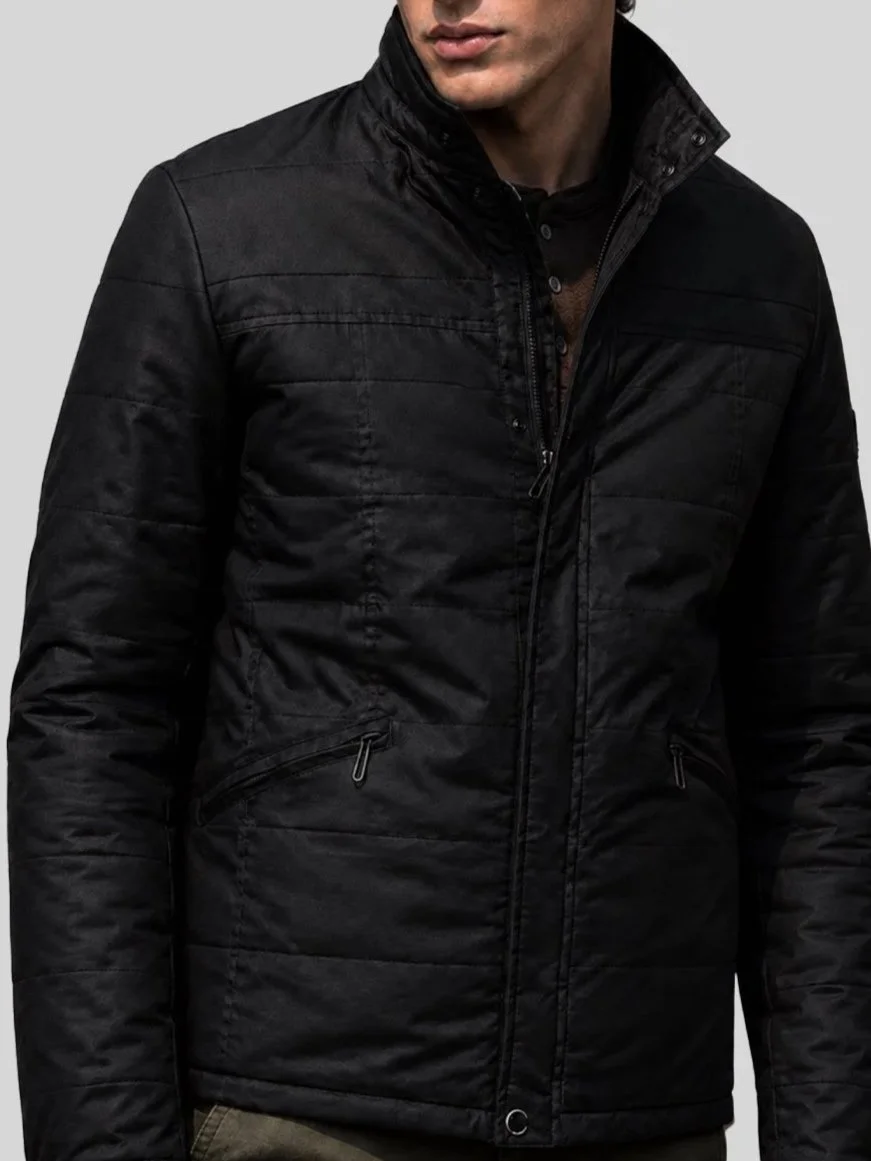 Parka estilo cubrechaqueta en algodón