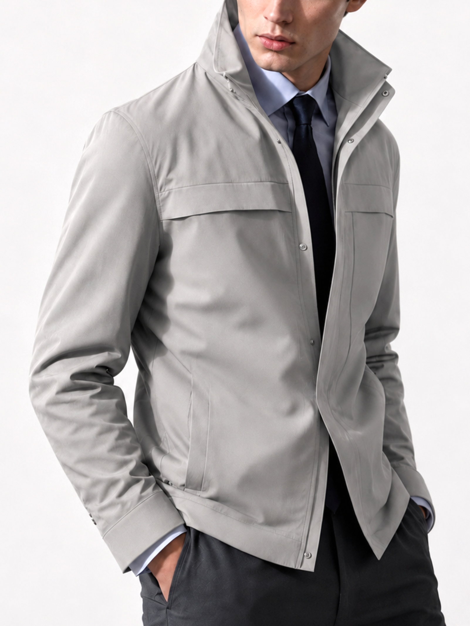 Parka de vestir impermeable