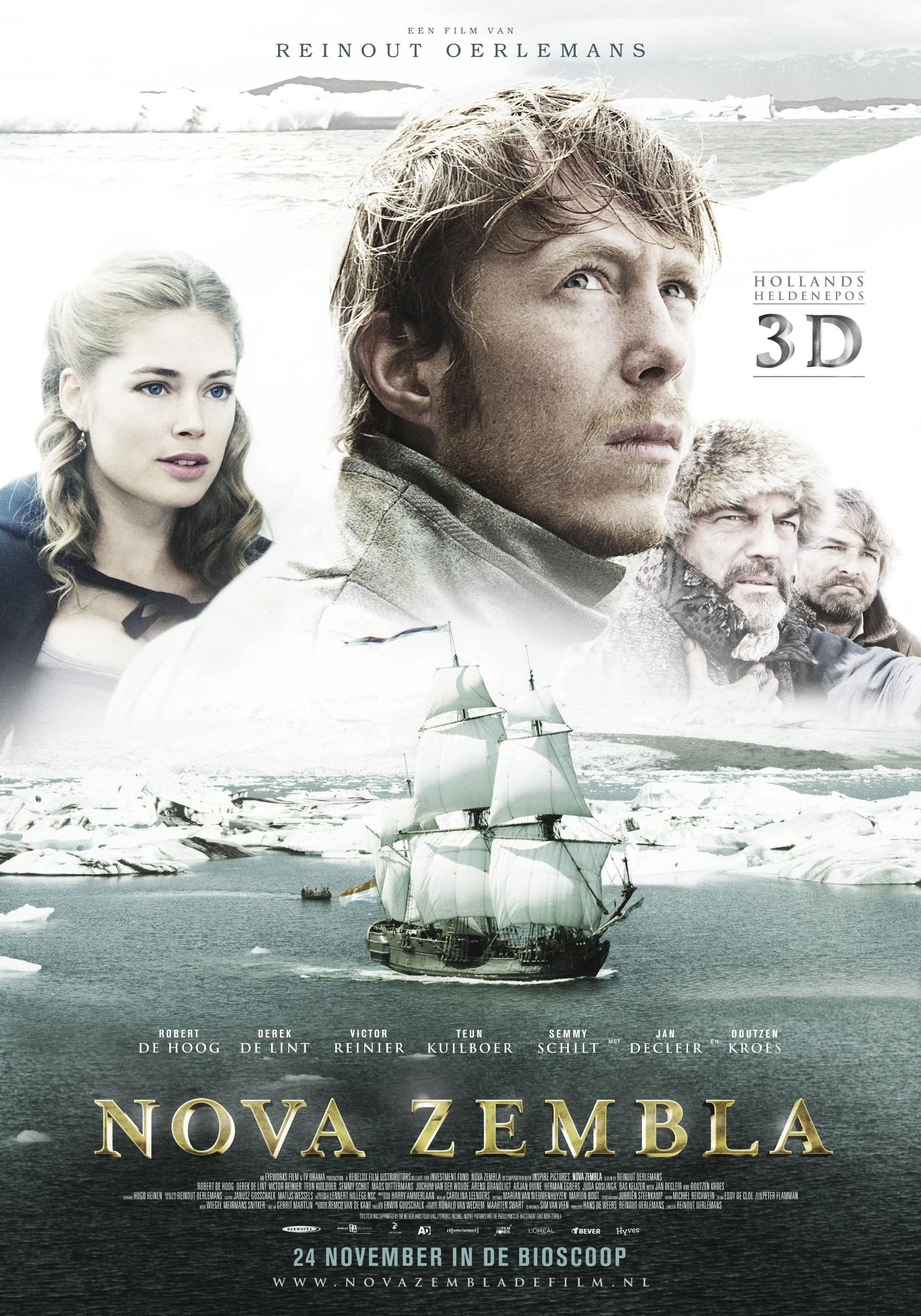 The movie poster for the movie Nova Zembla