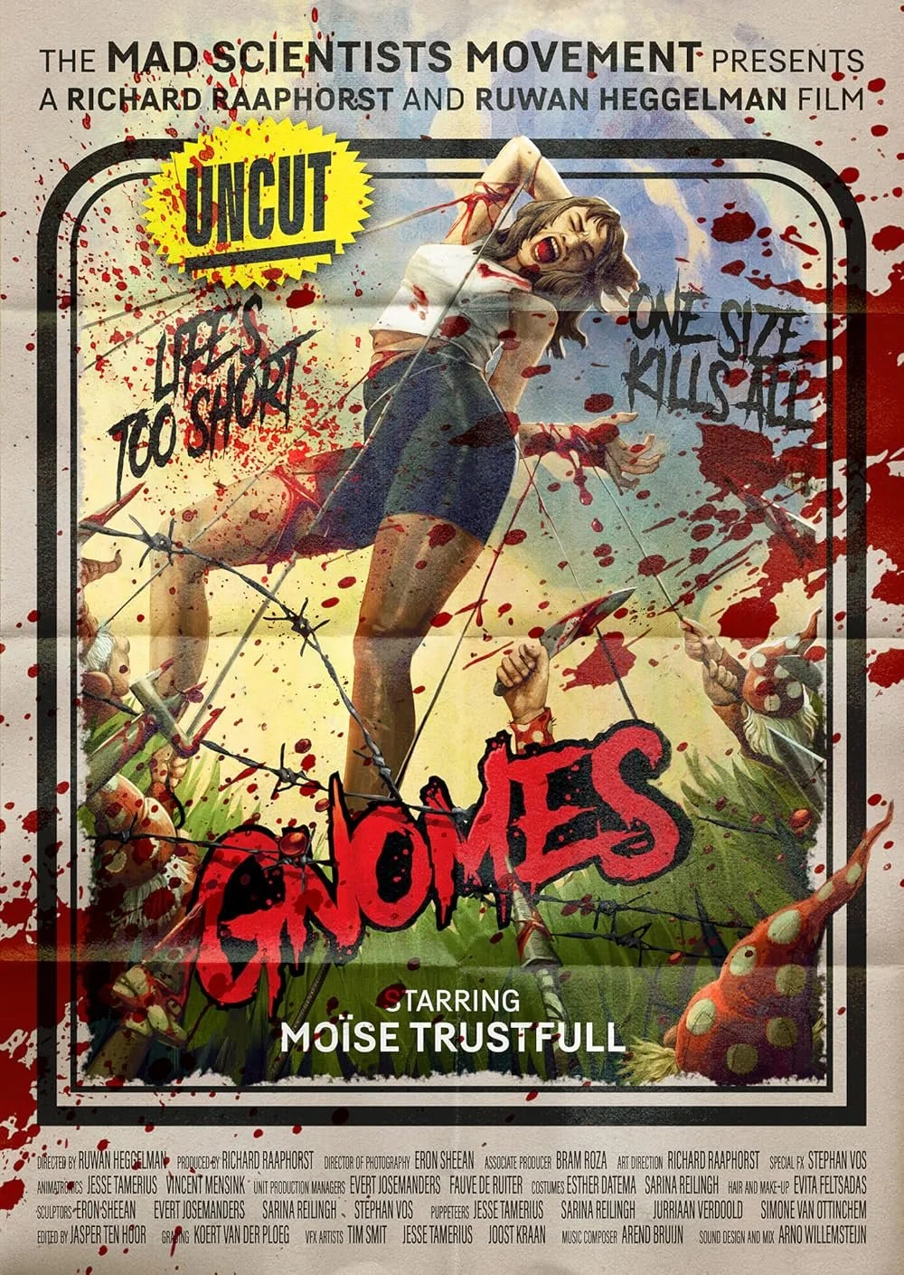 The movie poster for the movie Gnomes