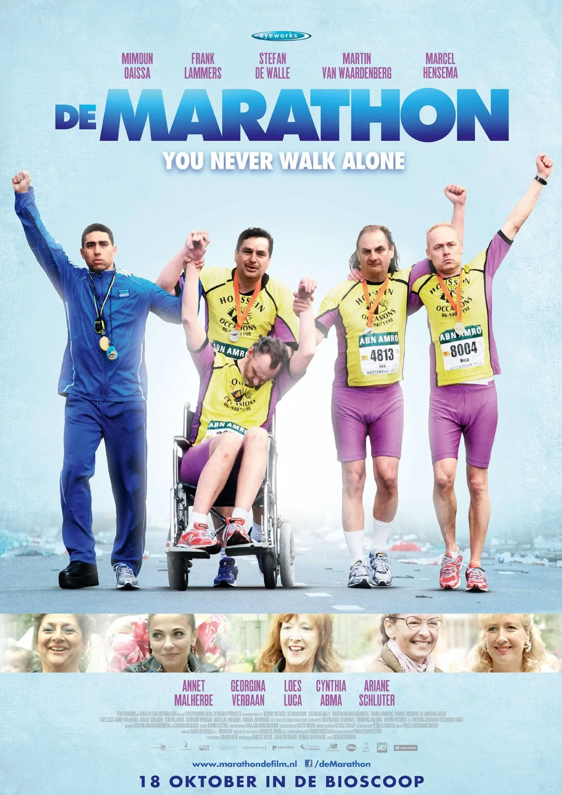 The movie poster for the movie The Marathon