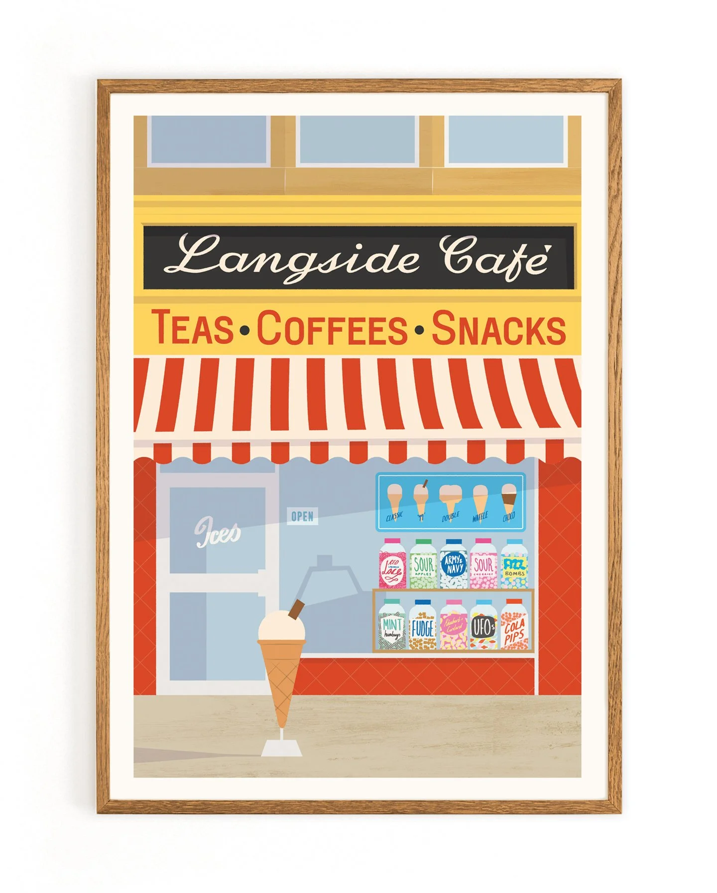 Langside Café Print