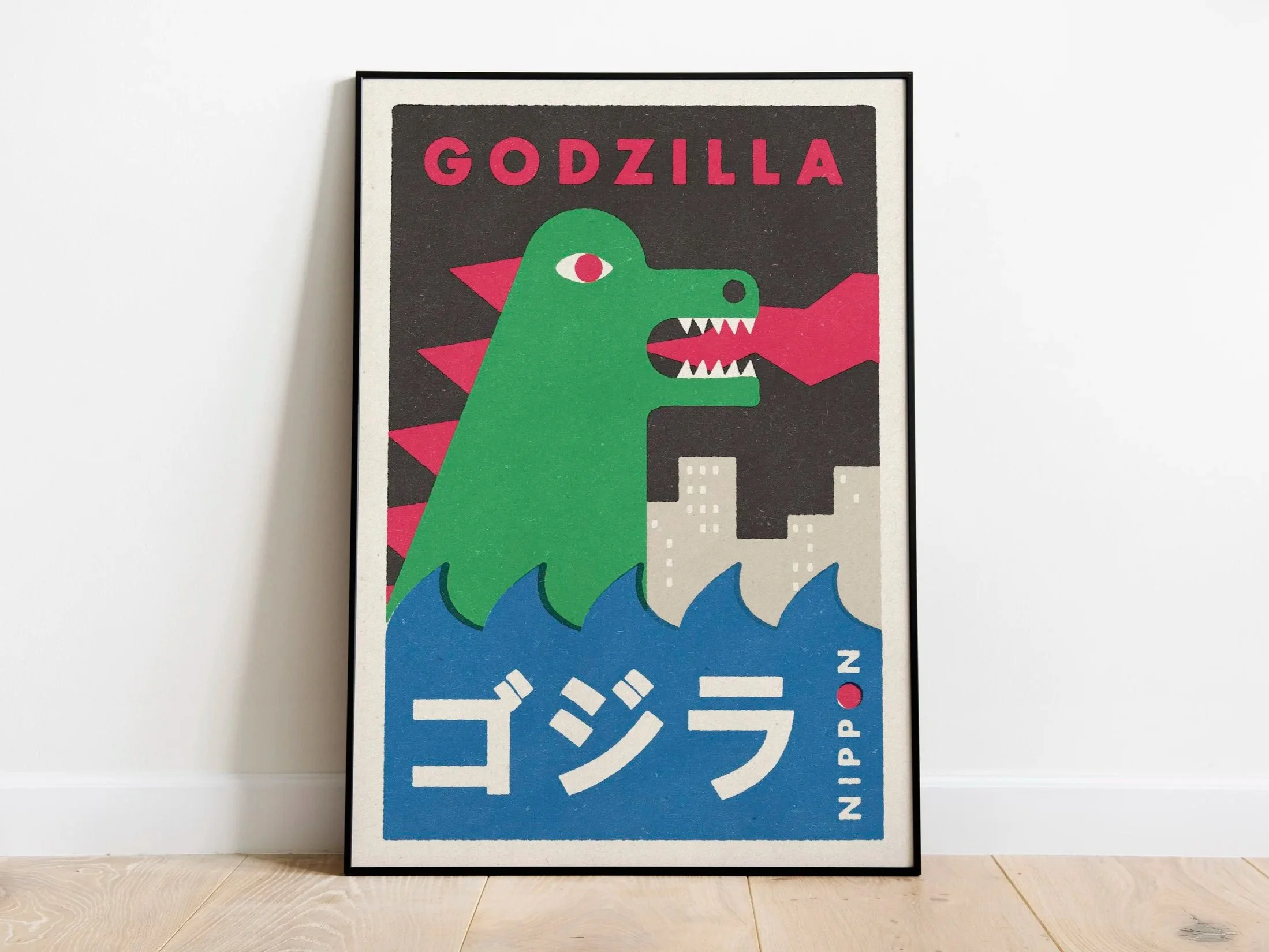 Godzilla Print by Kieron Redmond