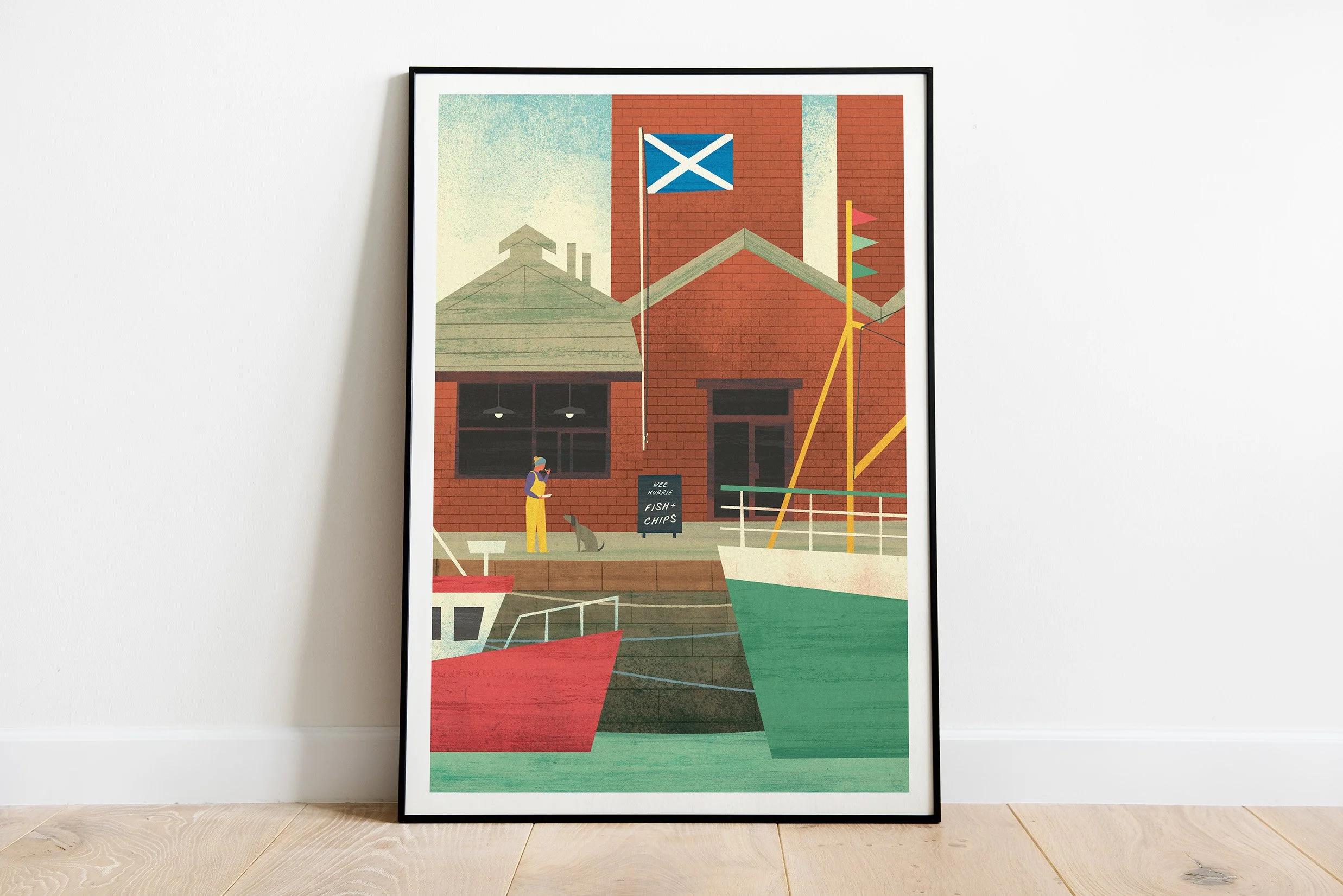 Wee Hurrie print by Kieron Redmond