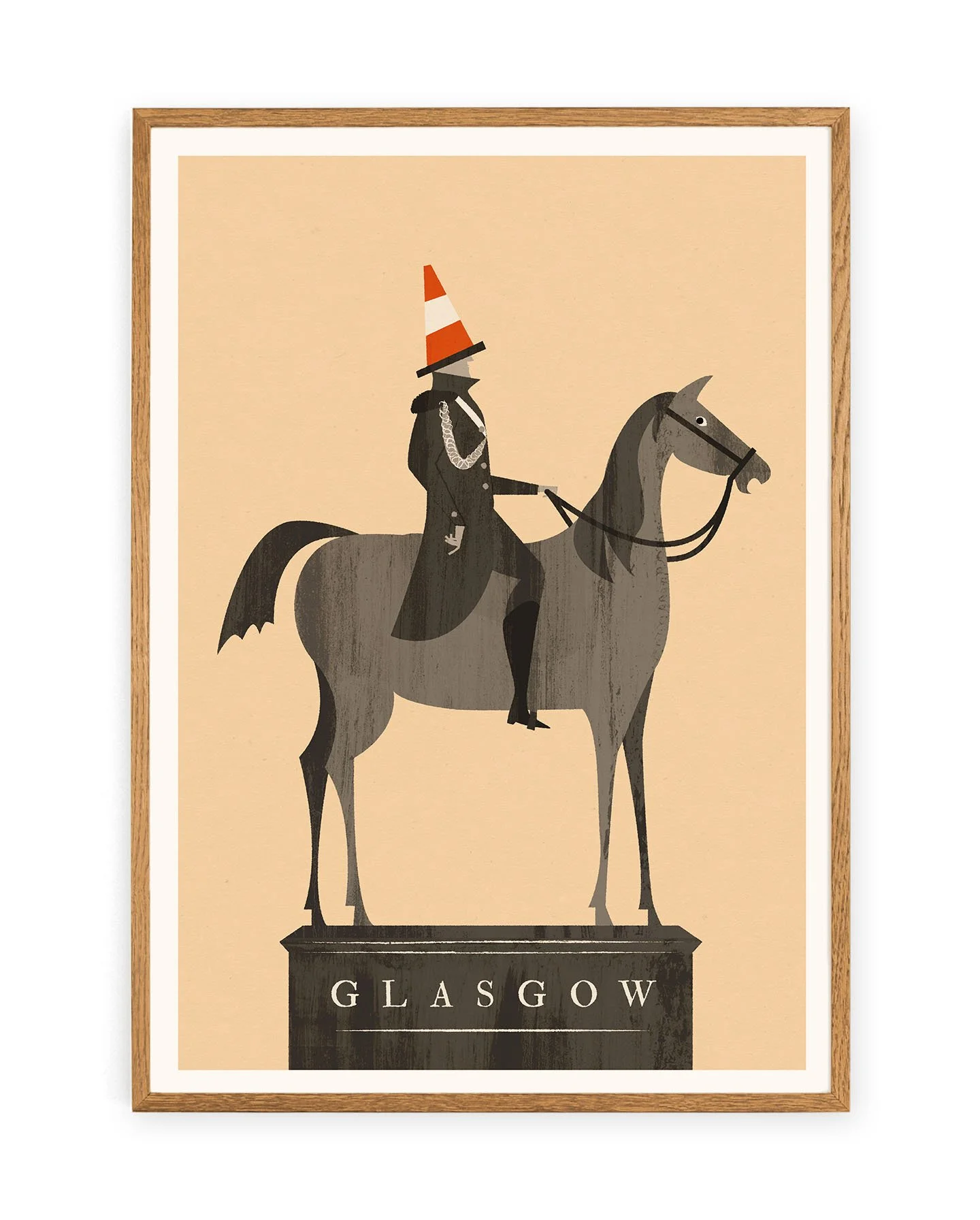 Glasgow's Duke of Wellington Print
