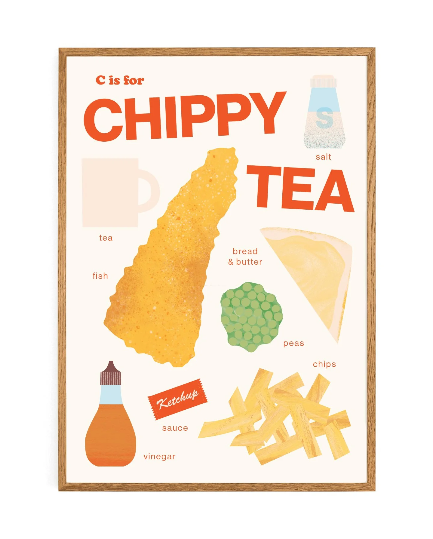Chippy Tea Print