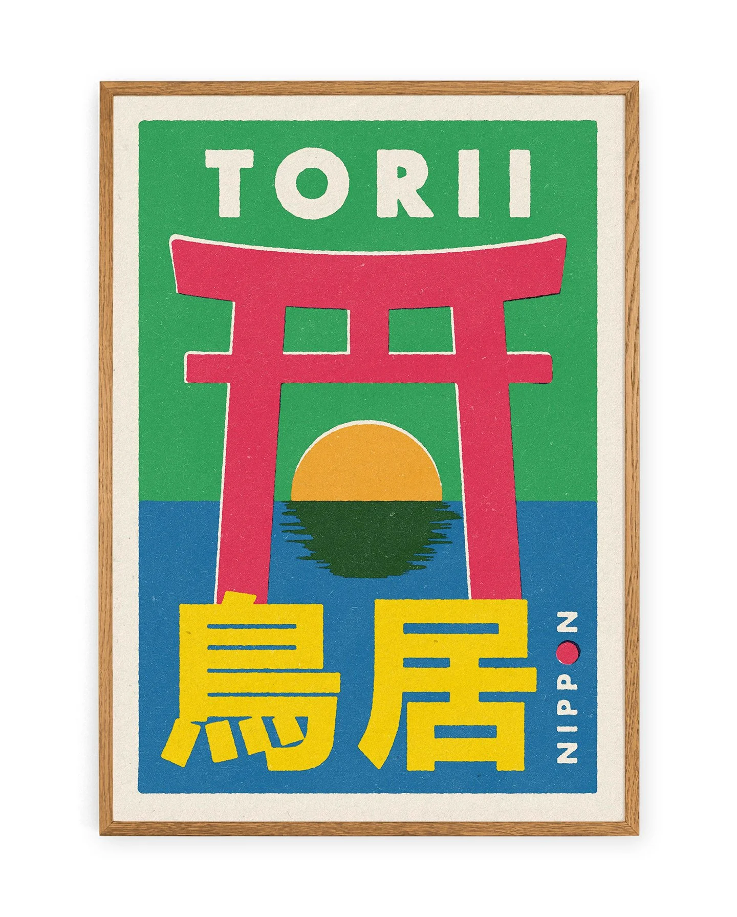 Torii Japanese Matchbox Print