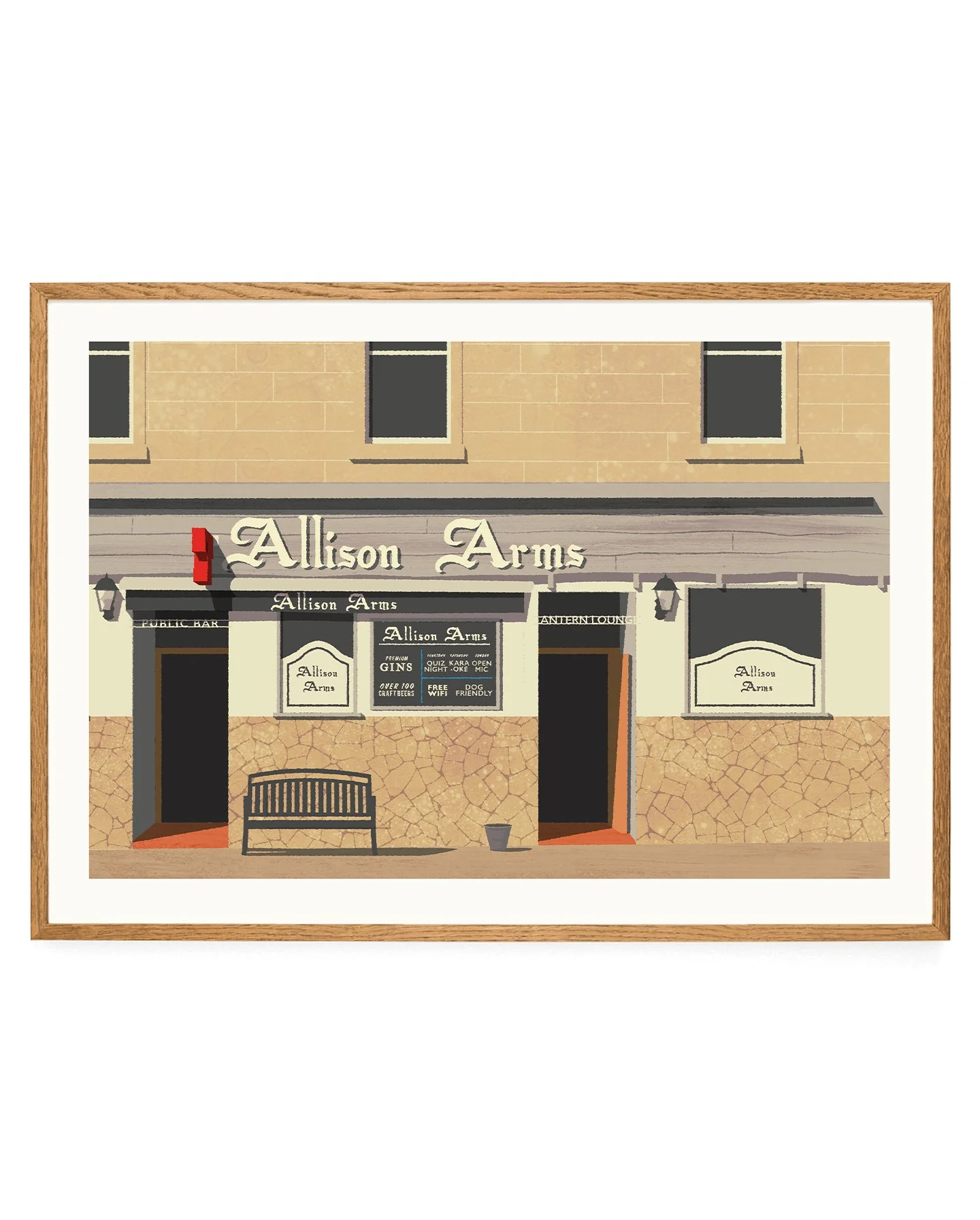 Allison Arms Pub Print