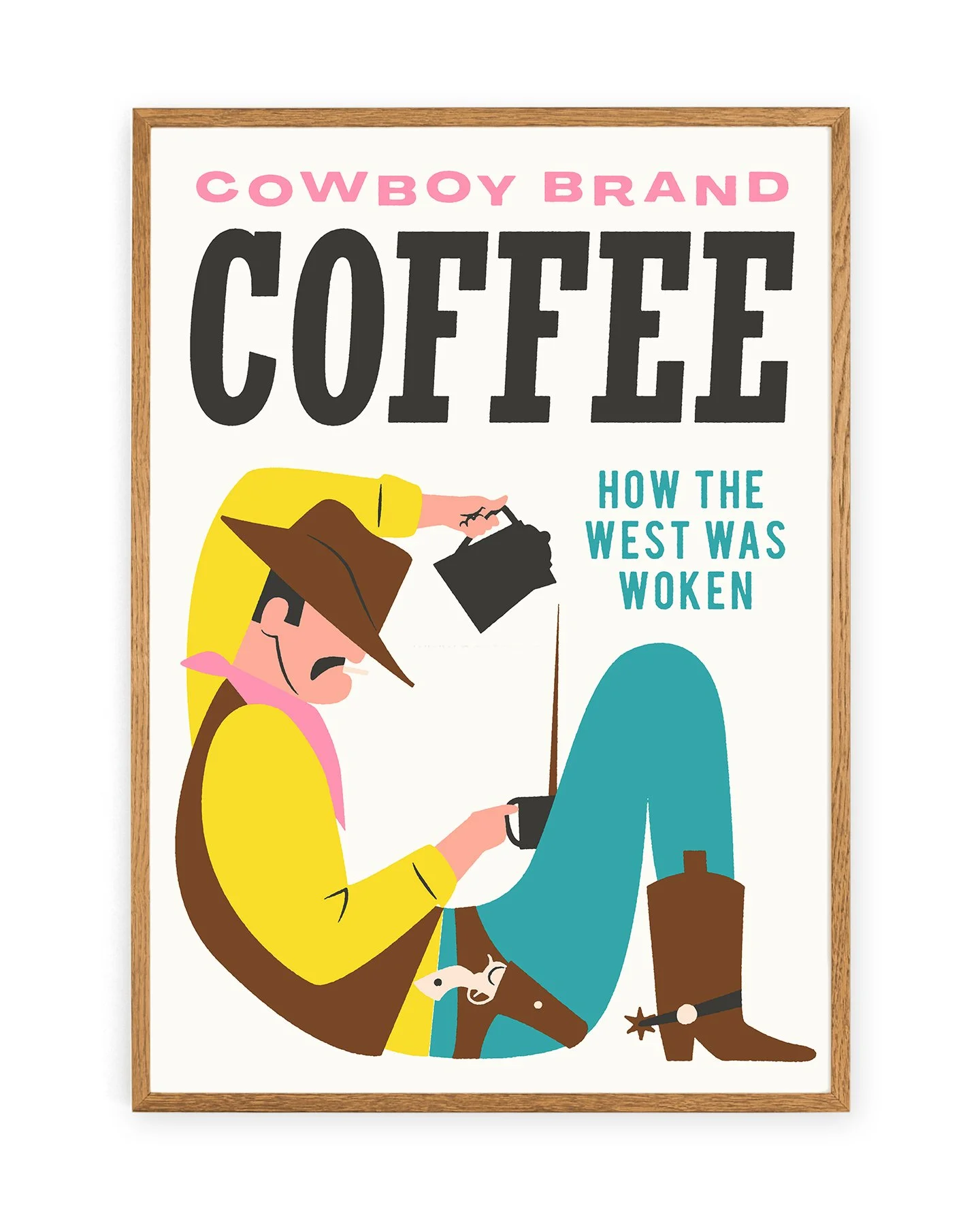 Cowboy Brand Coffee Print