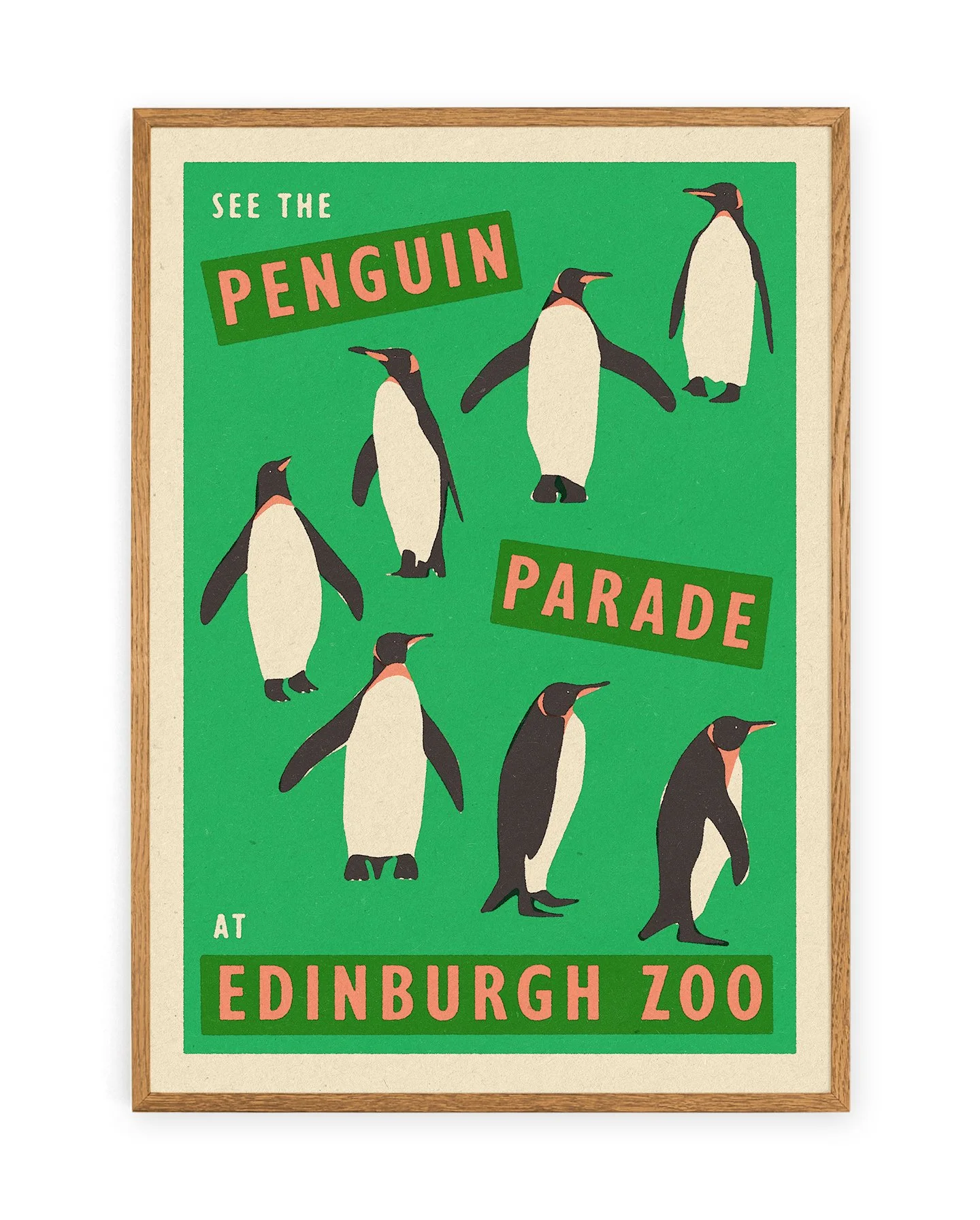 Edinburgh Zoo Penguins Print
