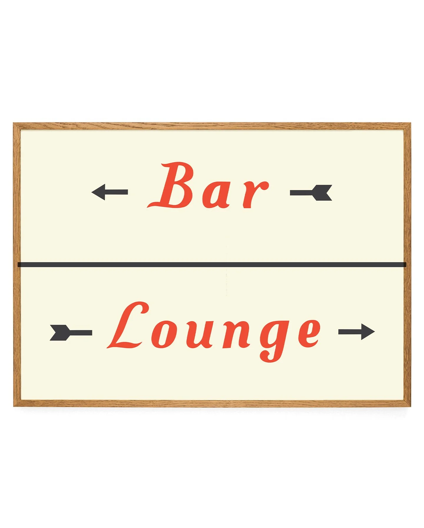 Bar / Lounge Sign Art Print