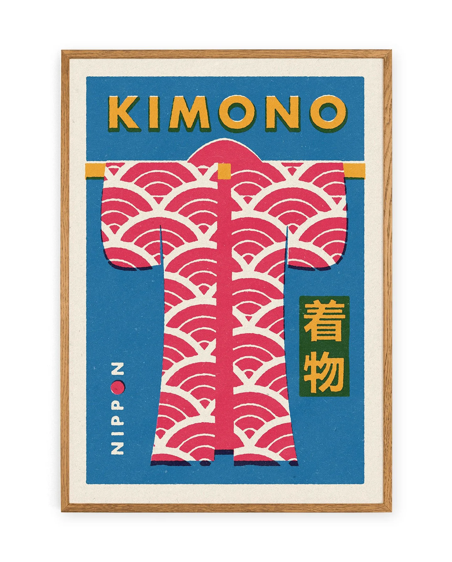 Kimono Japanese Matchbox Print
