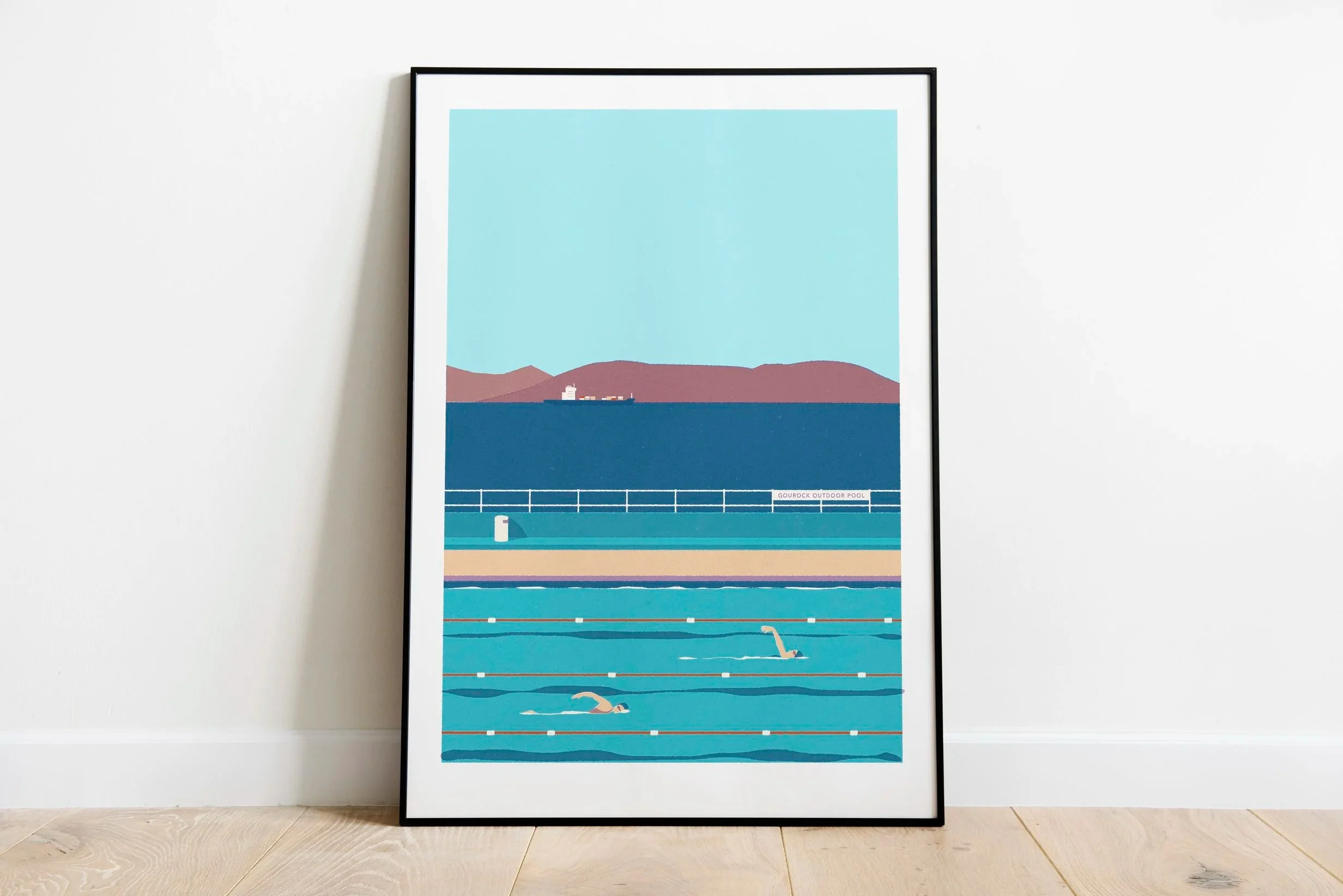 Gourock Pool Print by Kieron Redmond