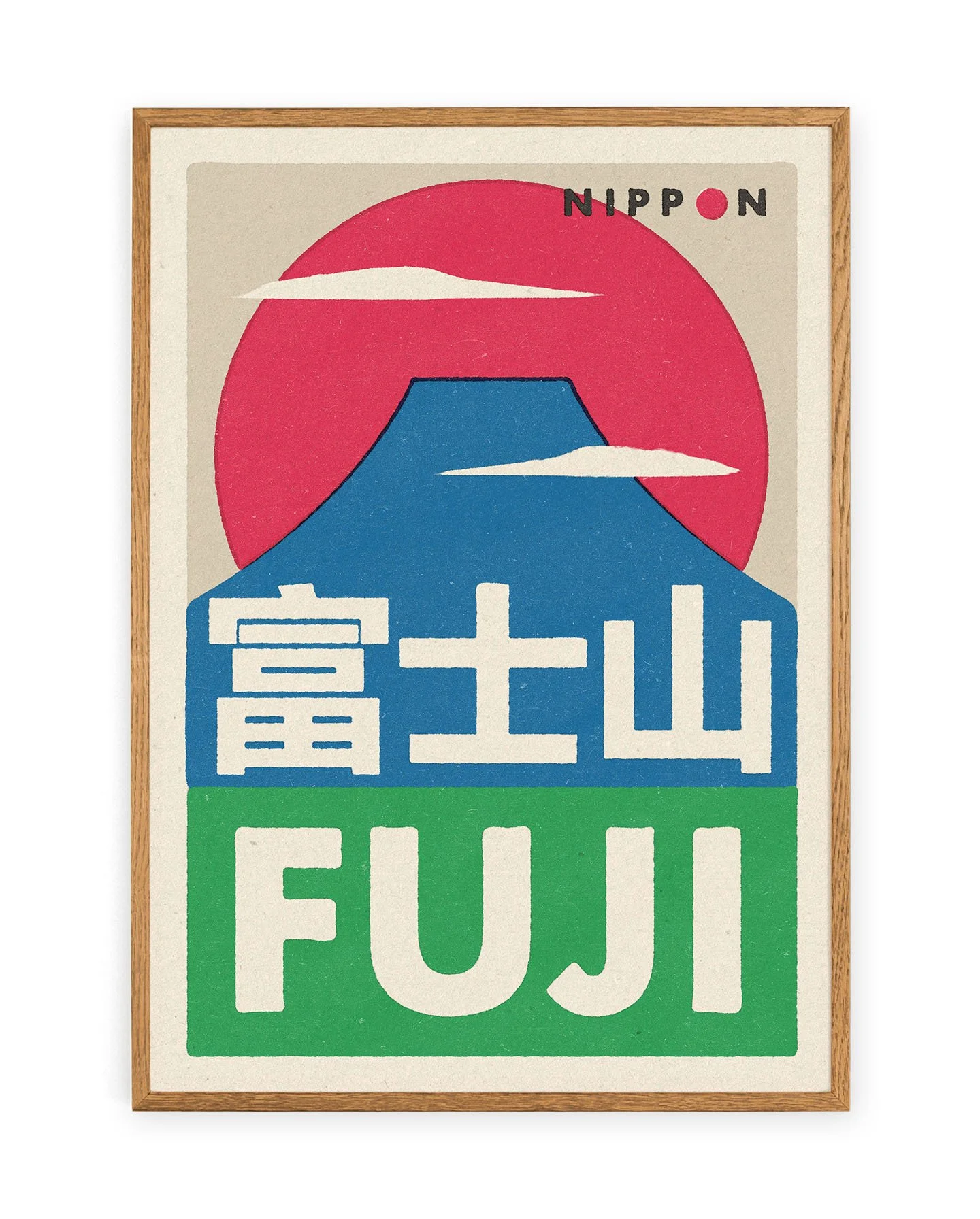 Fuji Japanese Matchbox Print