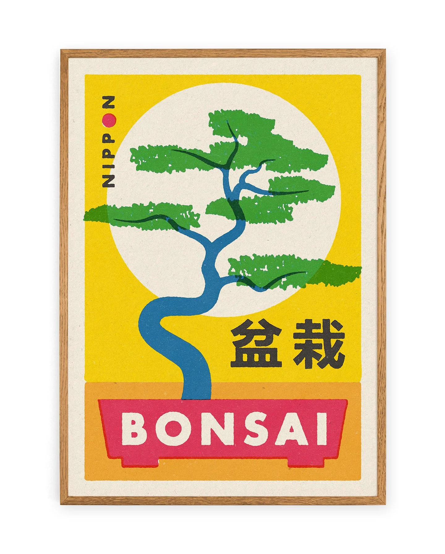 Bonsai Japanese Matchbox Print