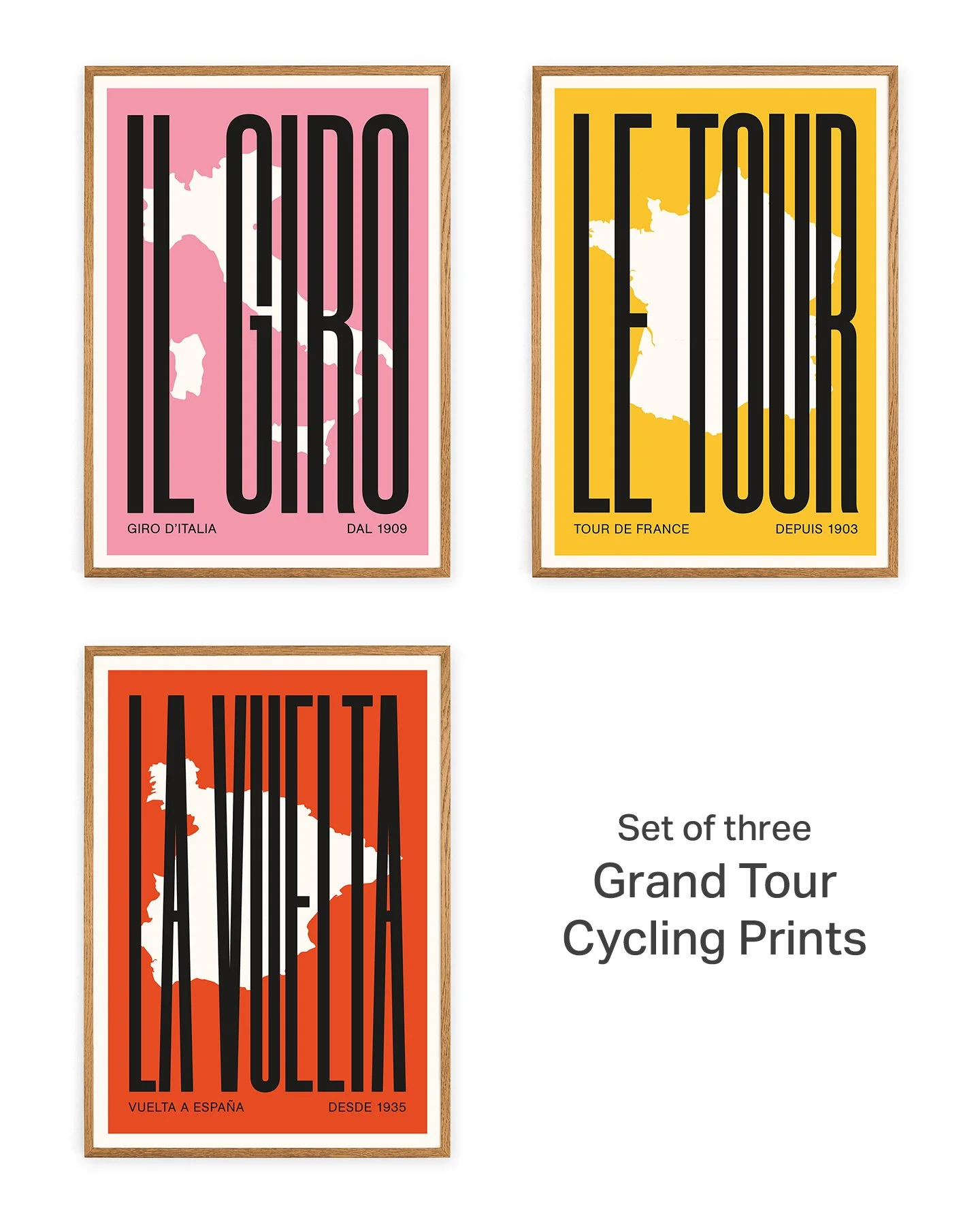 Cycling's Grand Tours Prints