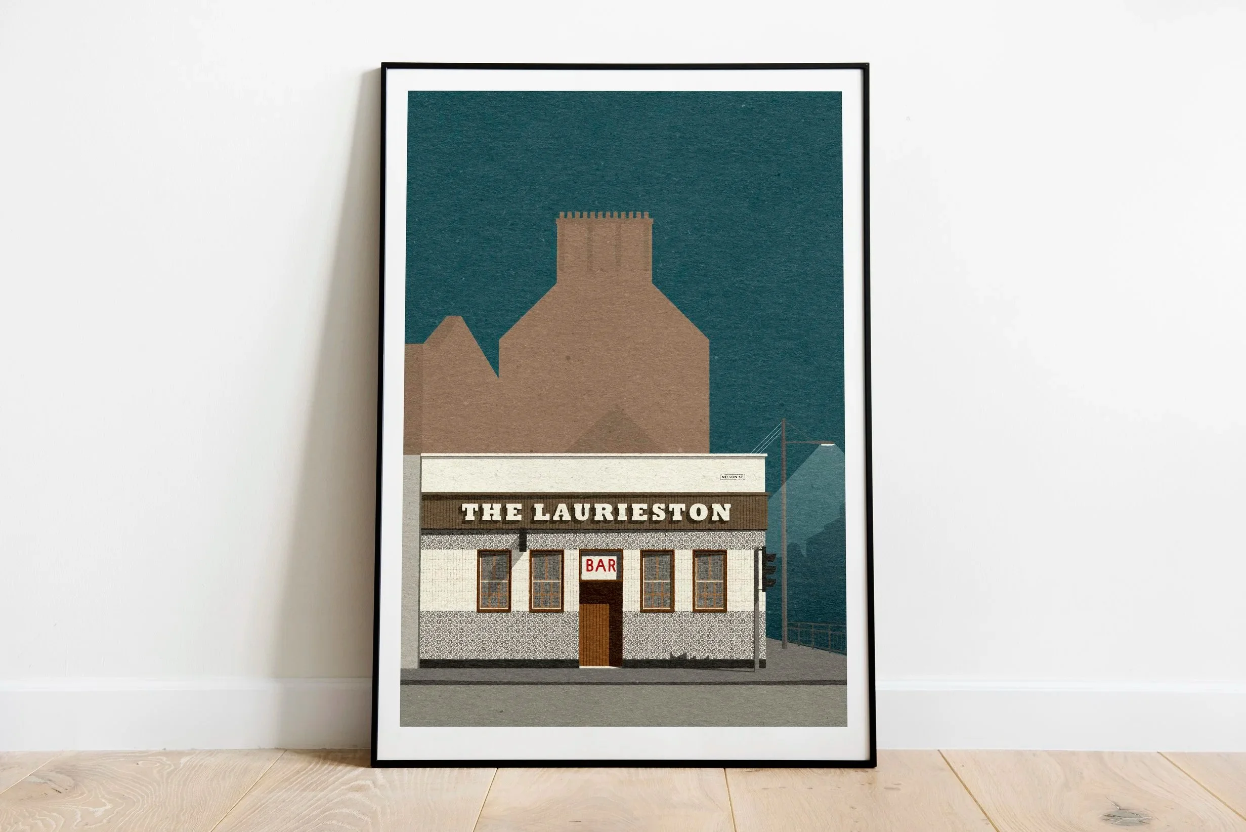 Laurieston Bar Art Print by Kieron Redmond