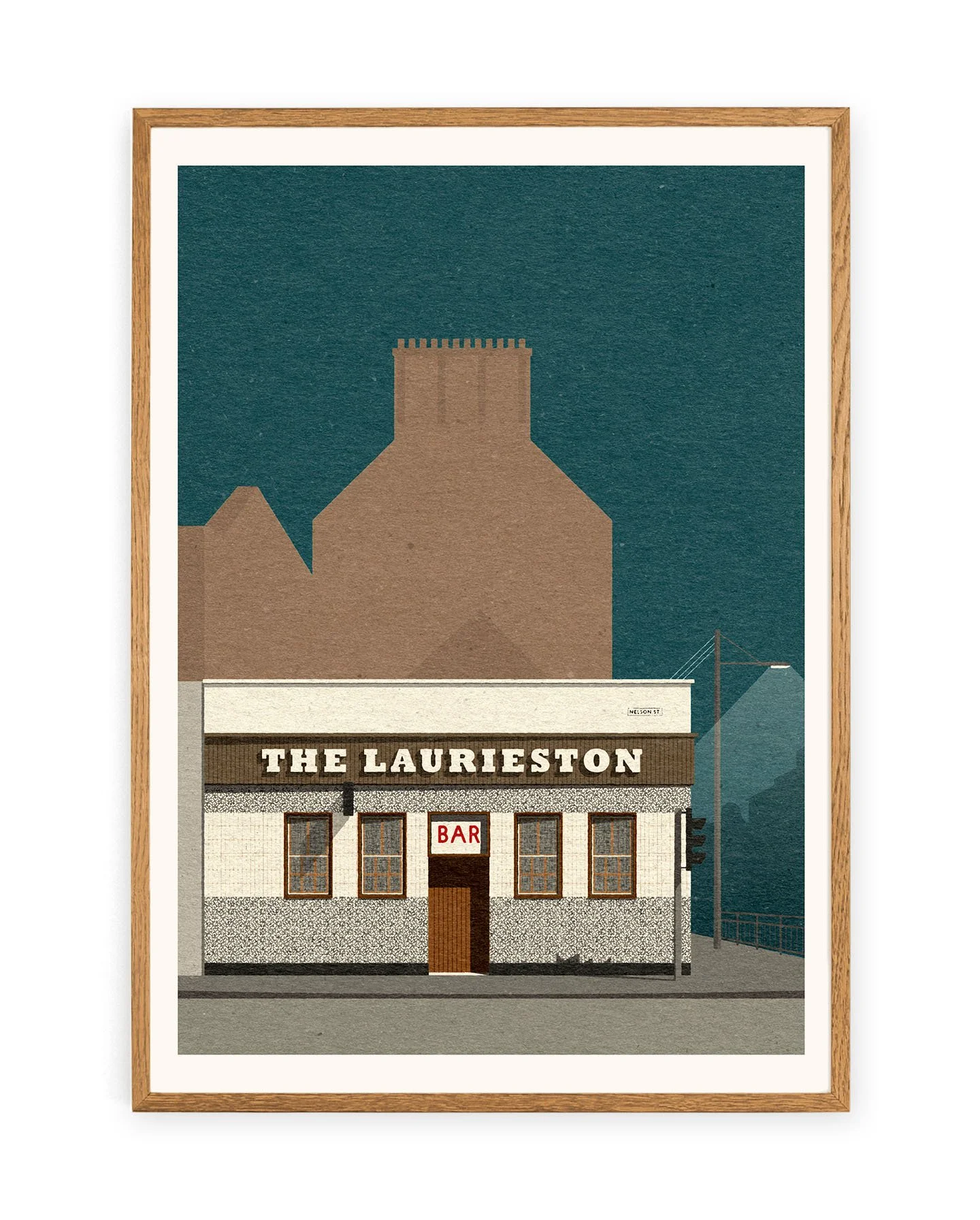 Laurieston Bar Print