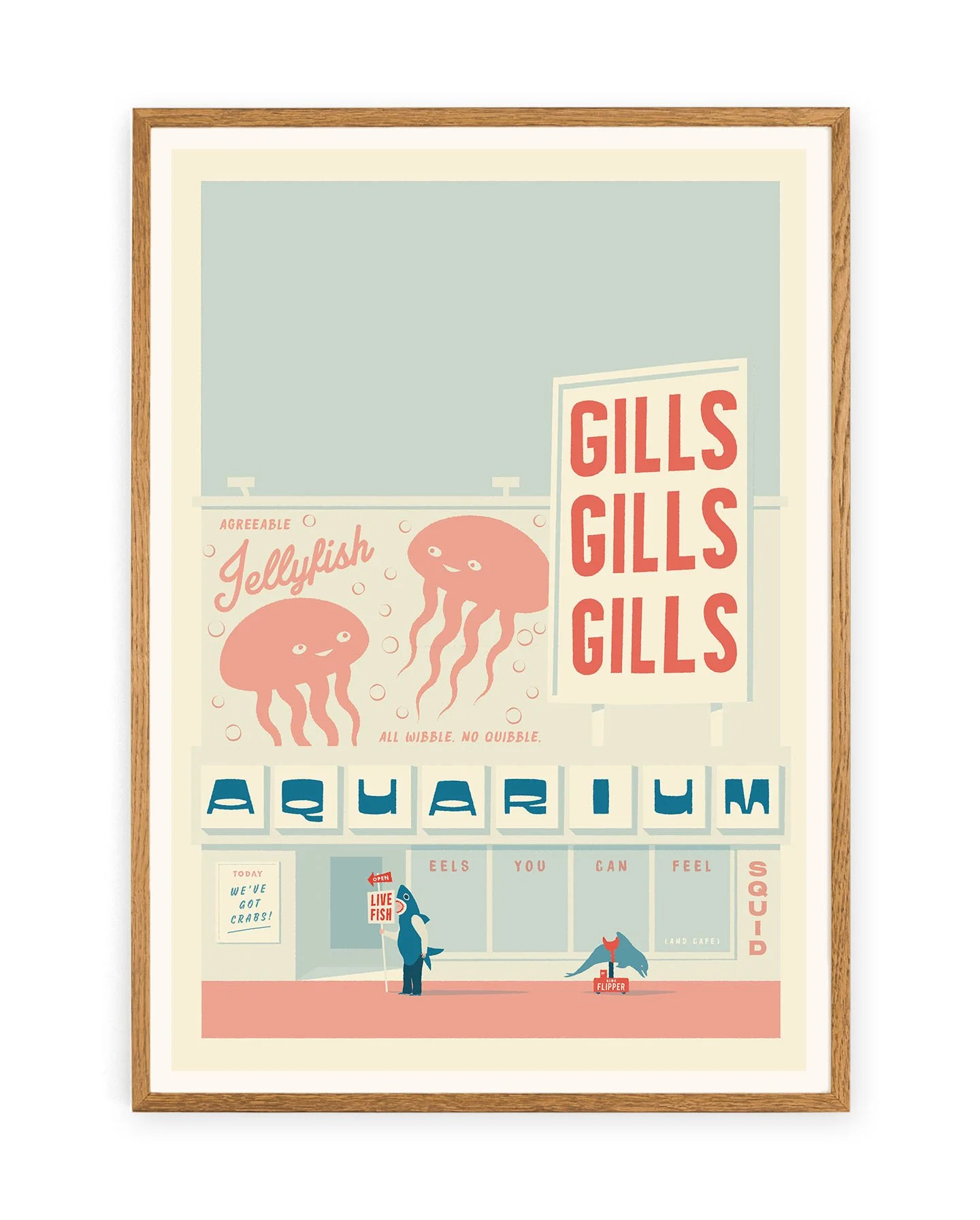 Gills Gills Gills Aquarium Print
