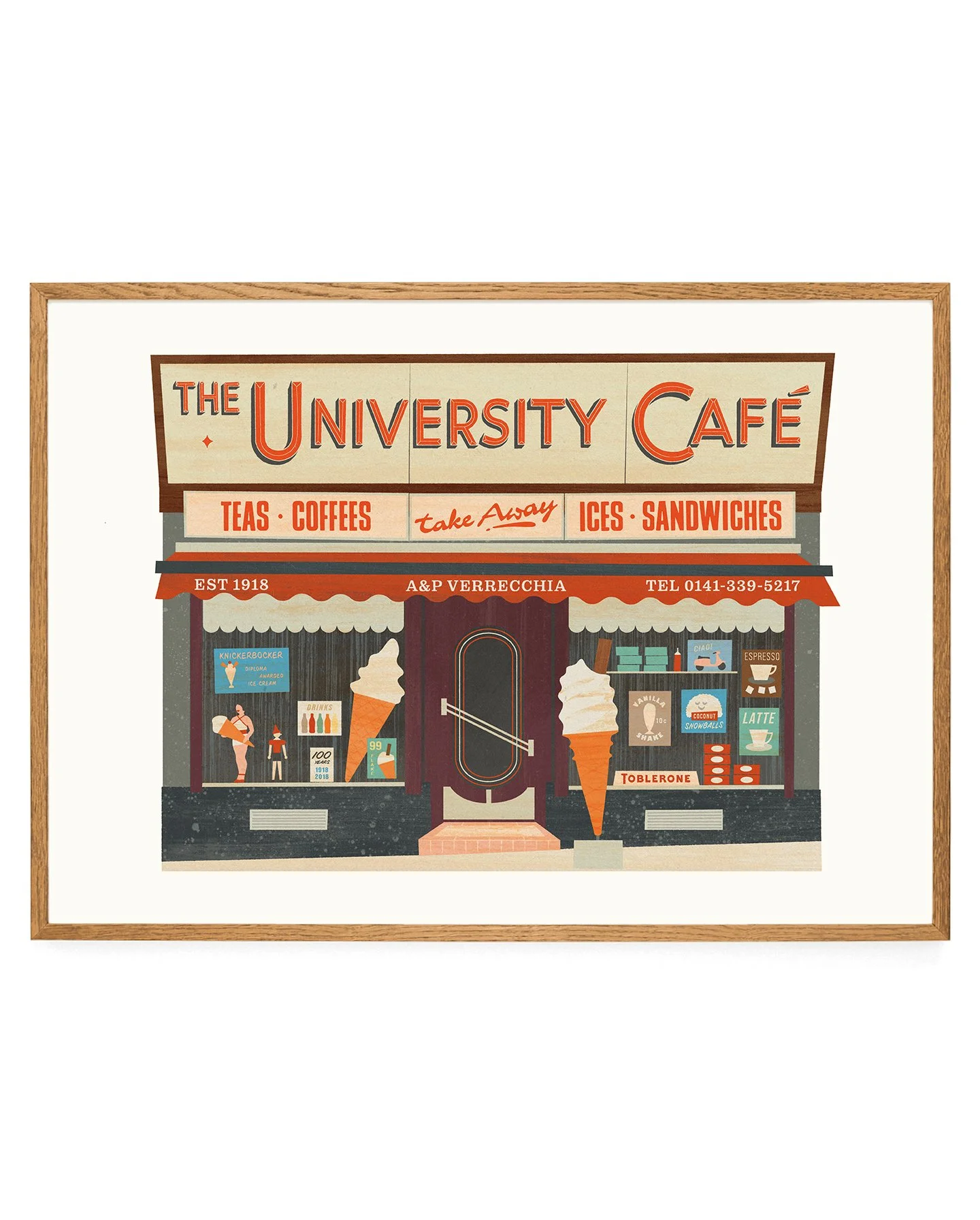 University Café Print