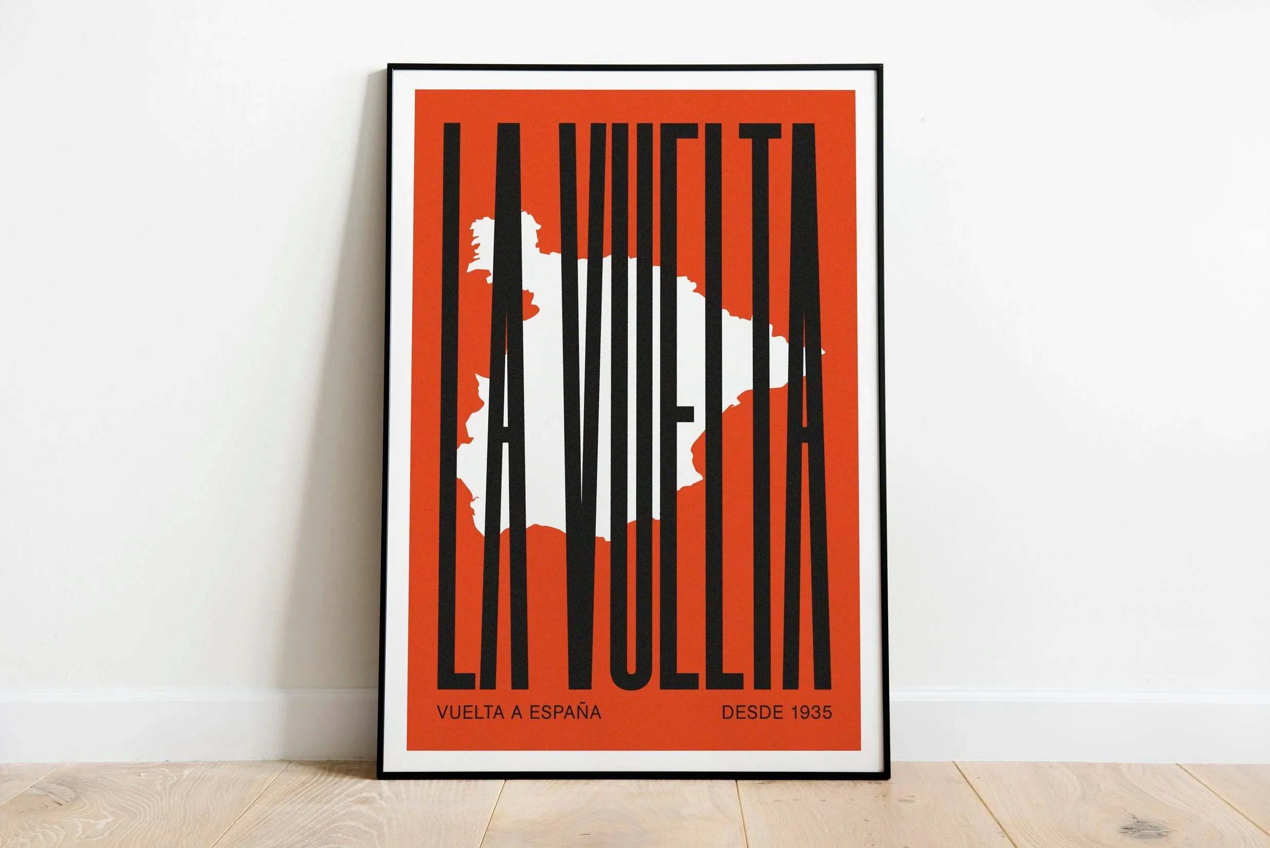 Vuelta Cycling Print by Kieron Redmond