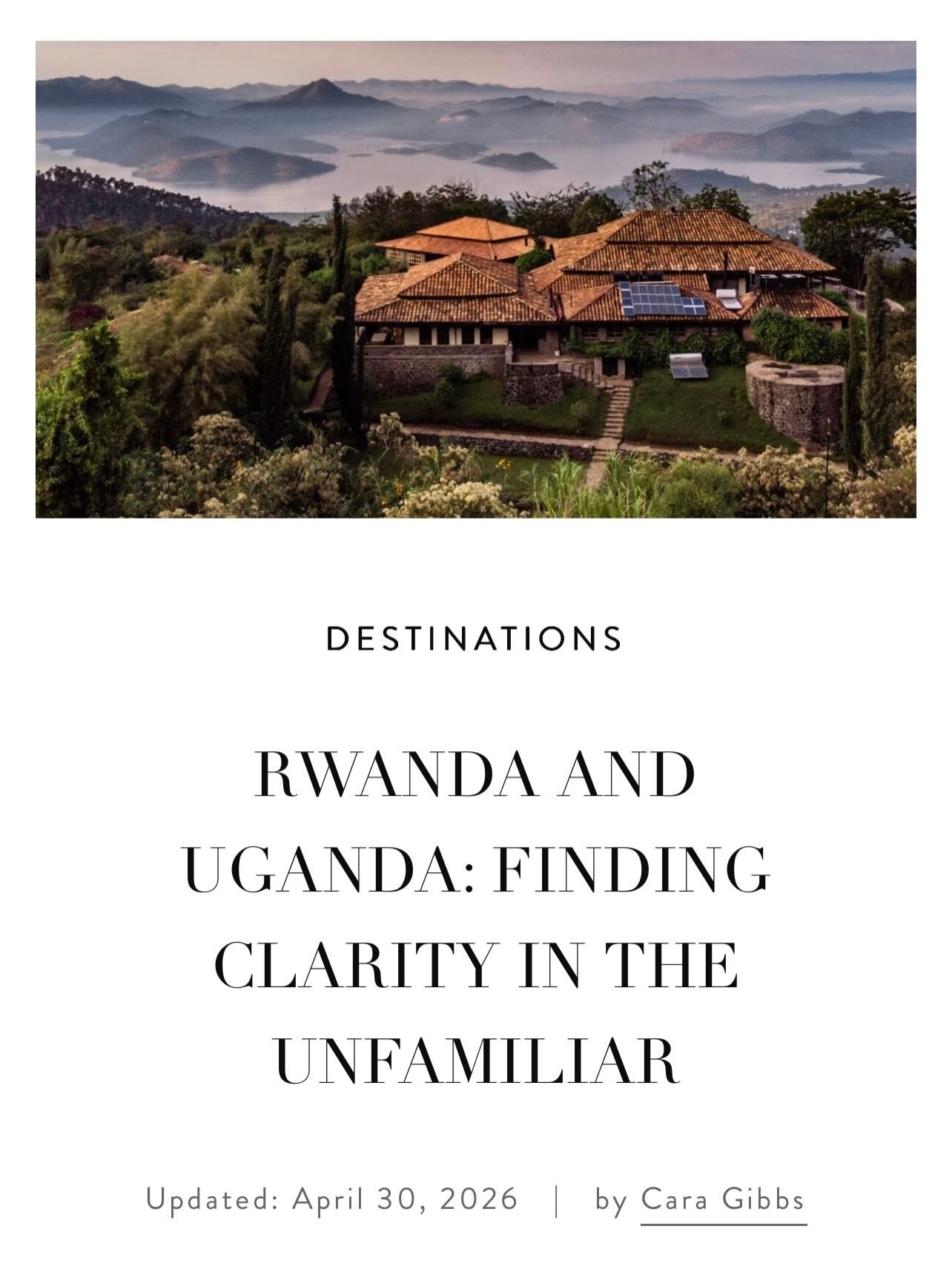 I know that people say leaning into the uncomfortable is where the magic happens. Honestly, I&rsquo;ve always been a bit skeptical. Then I went gorilla trekking in East Africa and&hellip; fine. They were right. I&rsquo;m a believer now. 💚🦍 (never t
