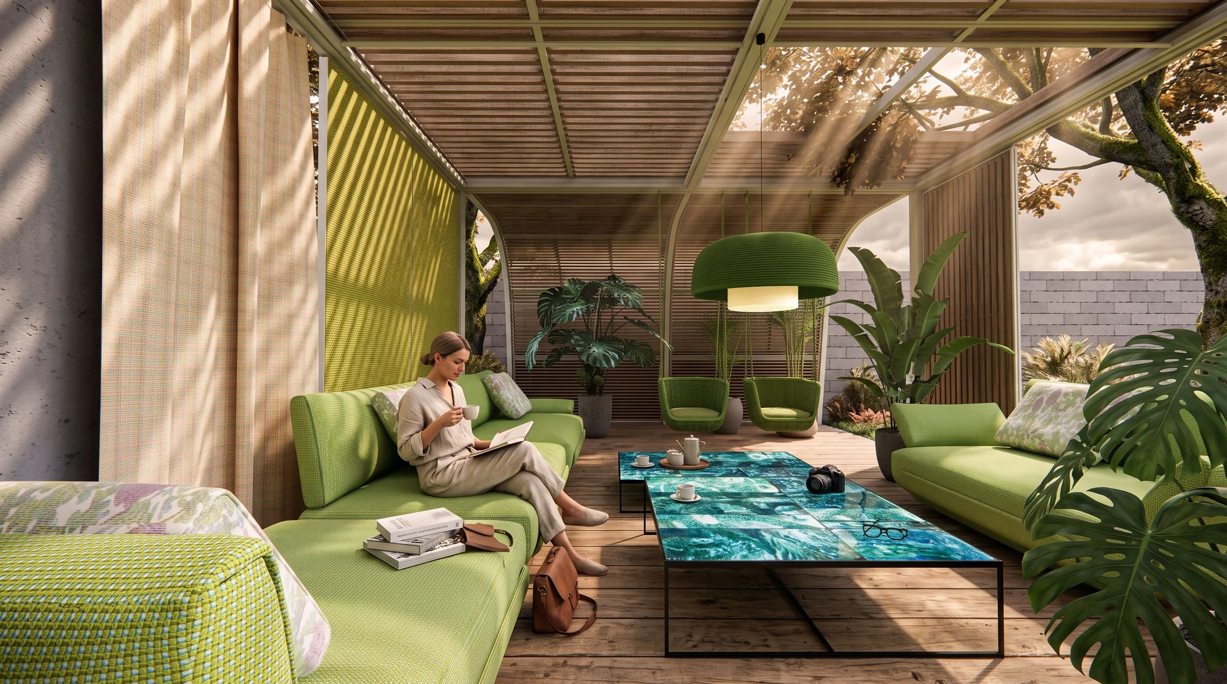 Exteriérový nábytok Paola Lenti Oasi sofa