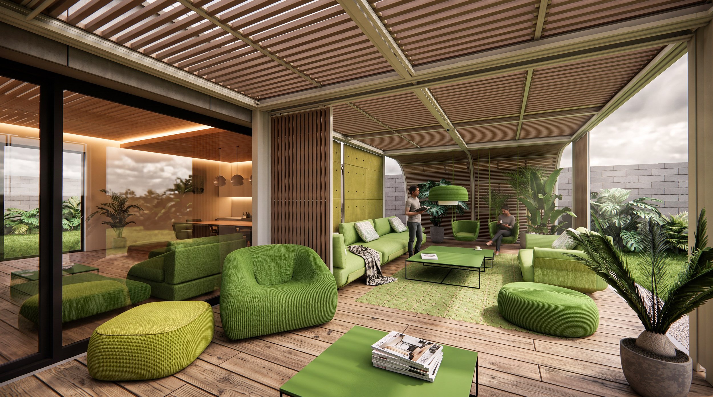 Exteriérový nábytok Paola Lenti Smile armchair
