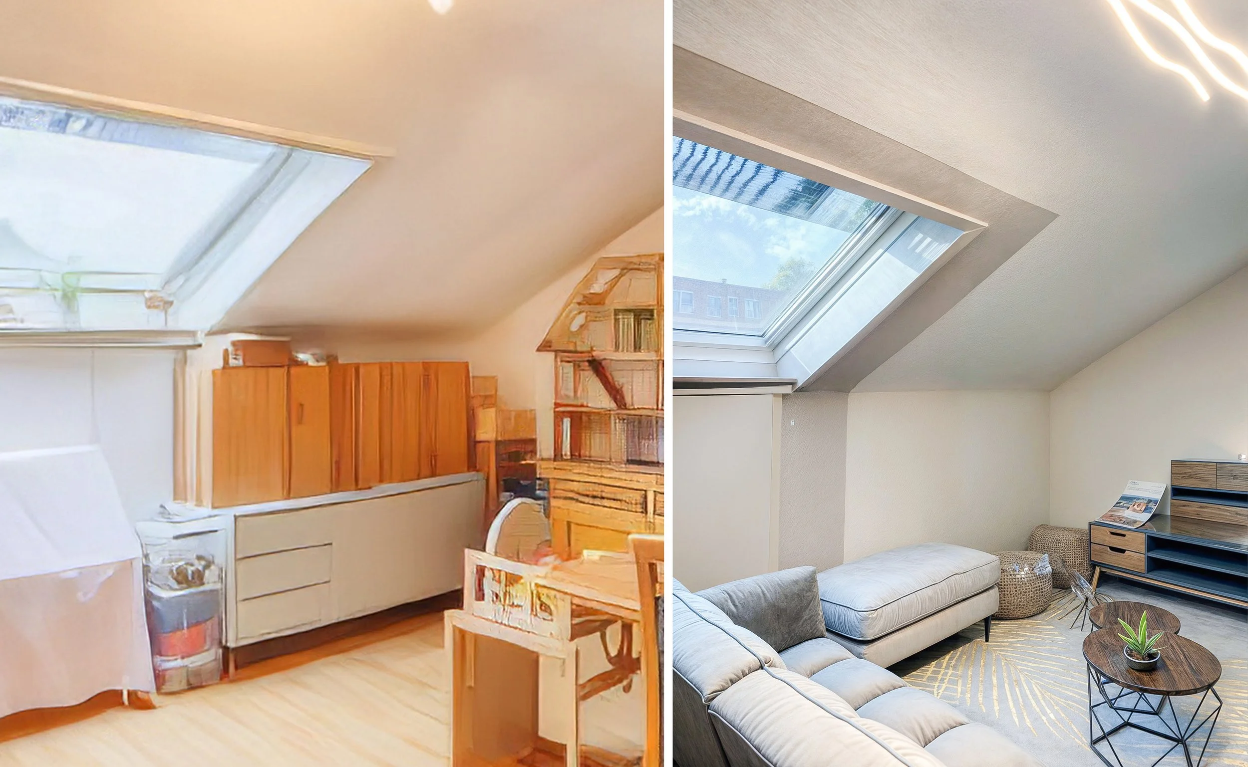 Roof Office (Before: Left, After: Right)dz