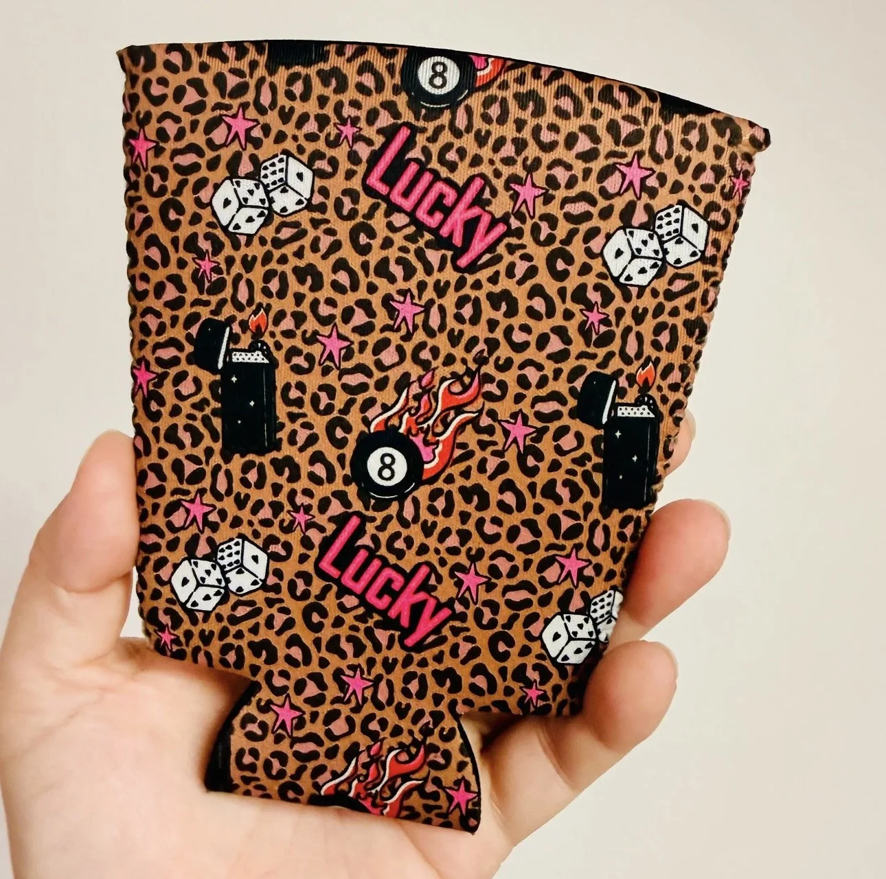Lucky Leopard Drink Sleeve