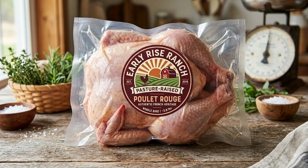 Whole Bird Share – Pasture Raised Poulet Rouge Chicken