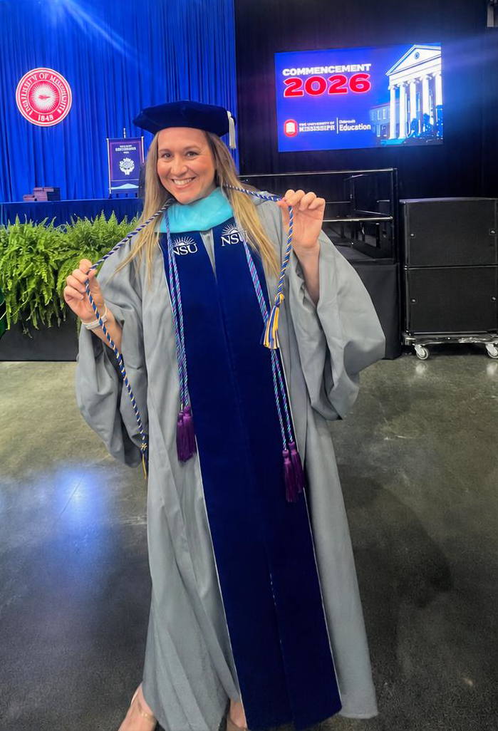 Dr. Alicia Stapp at graduation