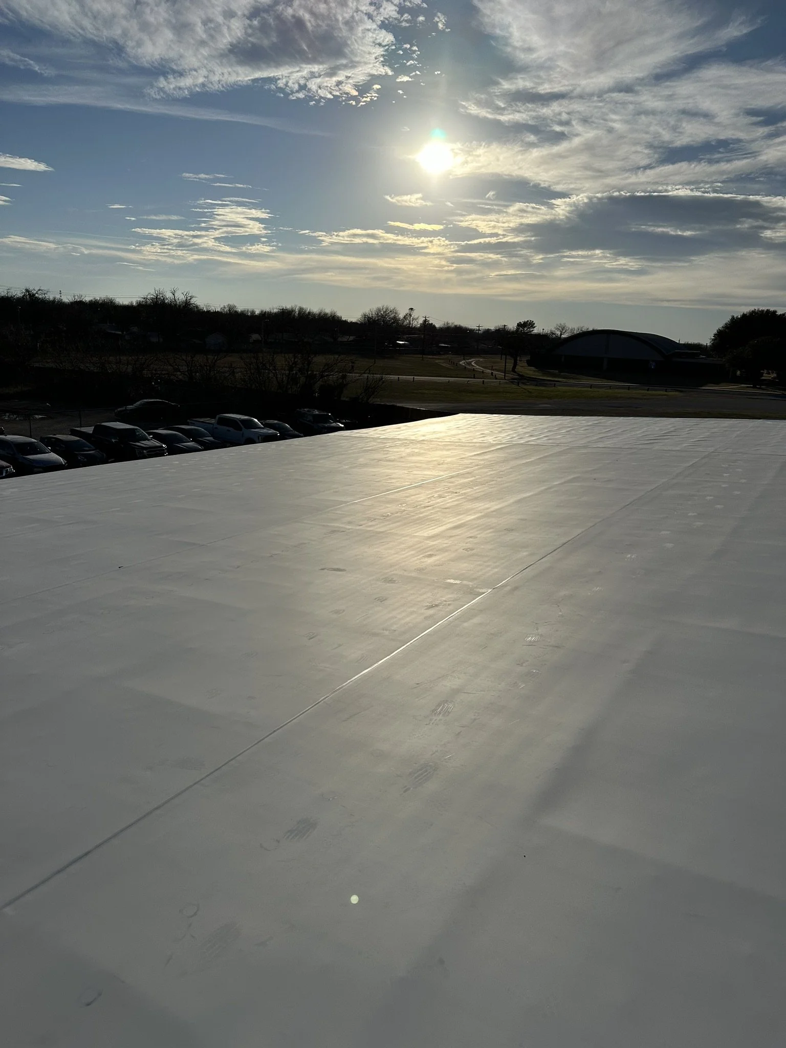 Forensic roof and leak investigation documenting suspected damage