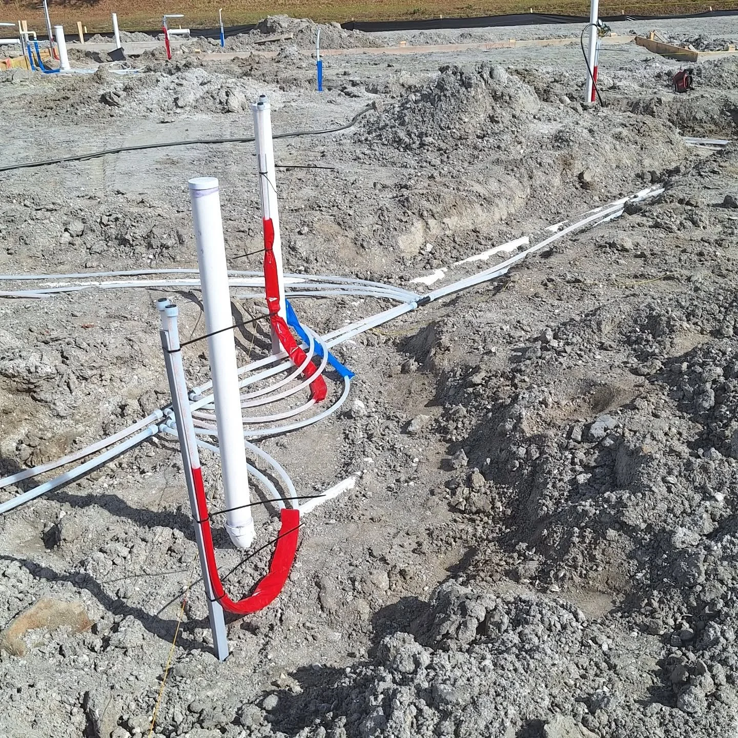 Here we have the laundry tub, washing maching combo pack! #uponor #plumbing