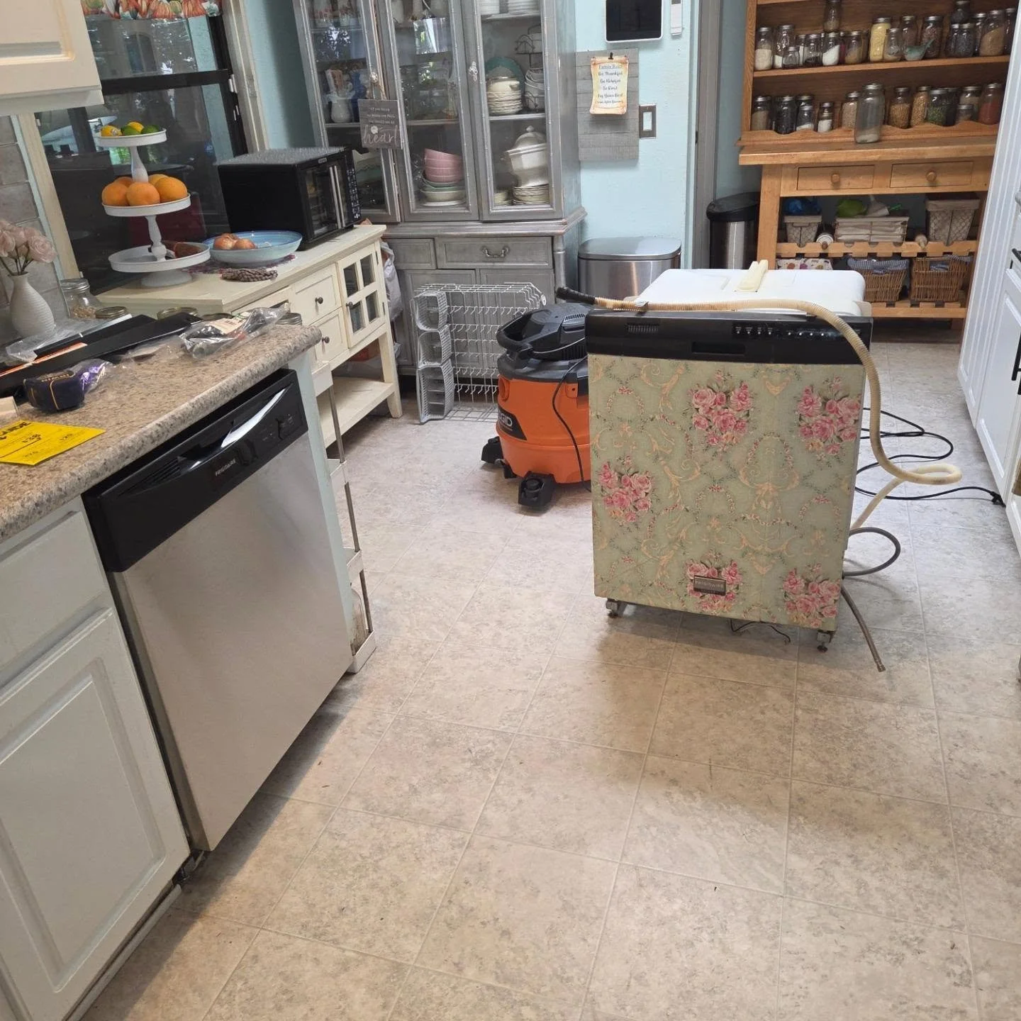 Dishwasher time machine... put in the flux capacitor and sent this baby 88 mph