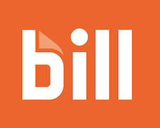The logo of the Bill and Melinda Gates Foundation in white text on an orange background.