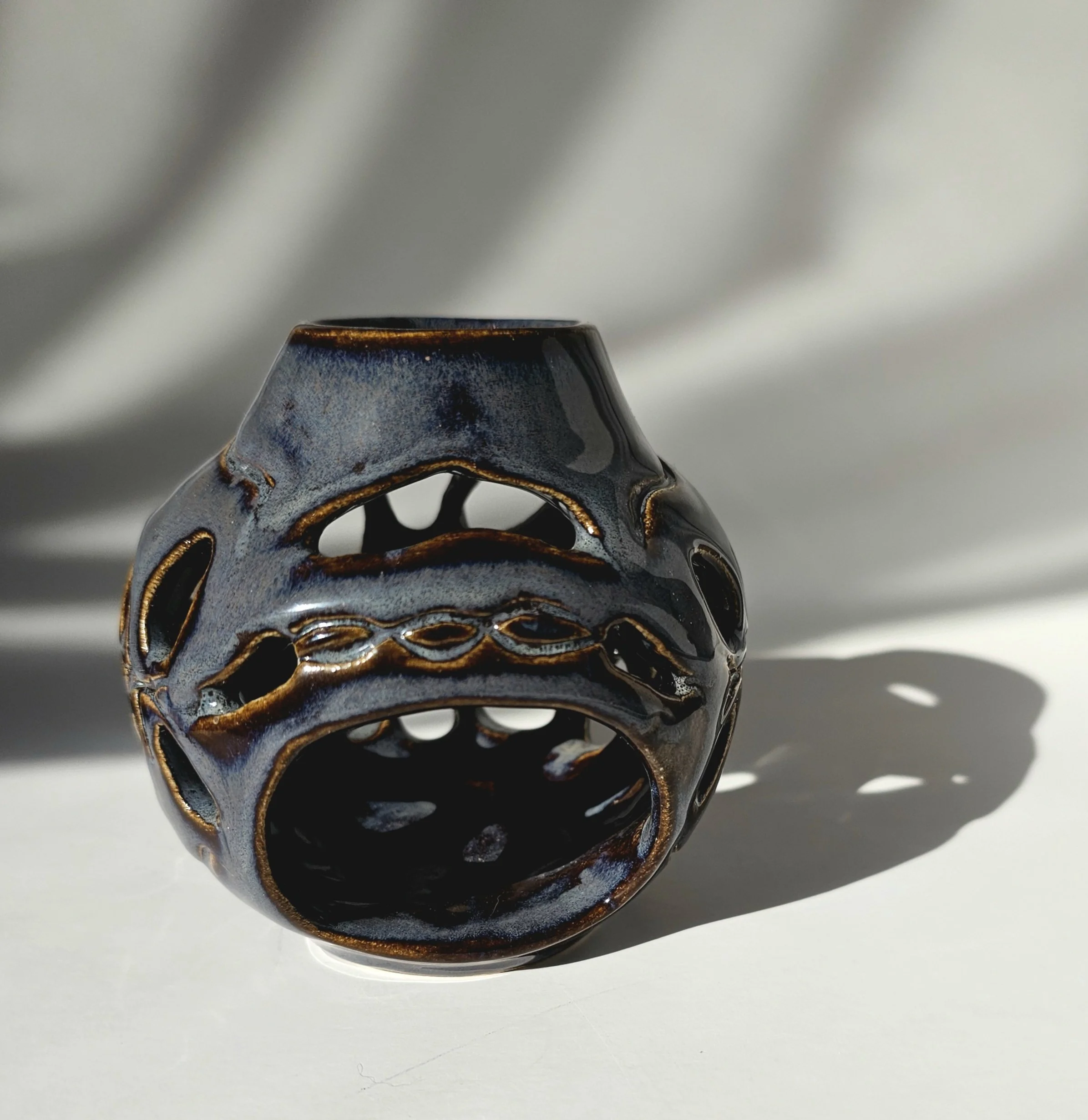 Purple Candle Small Lantern