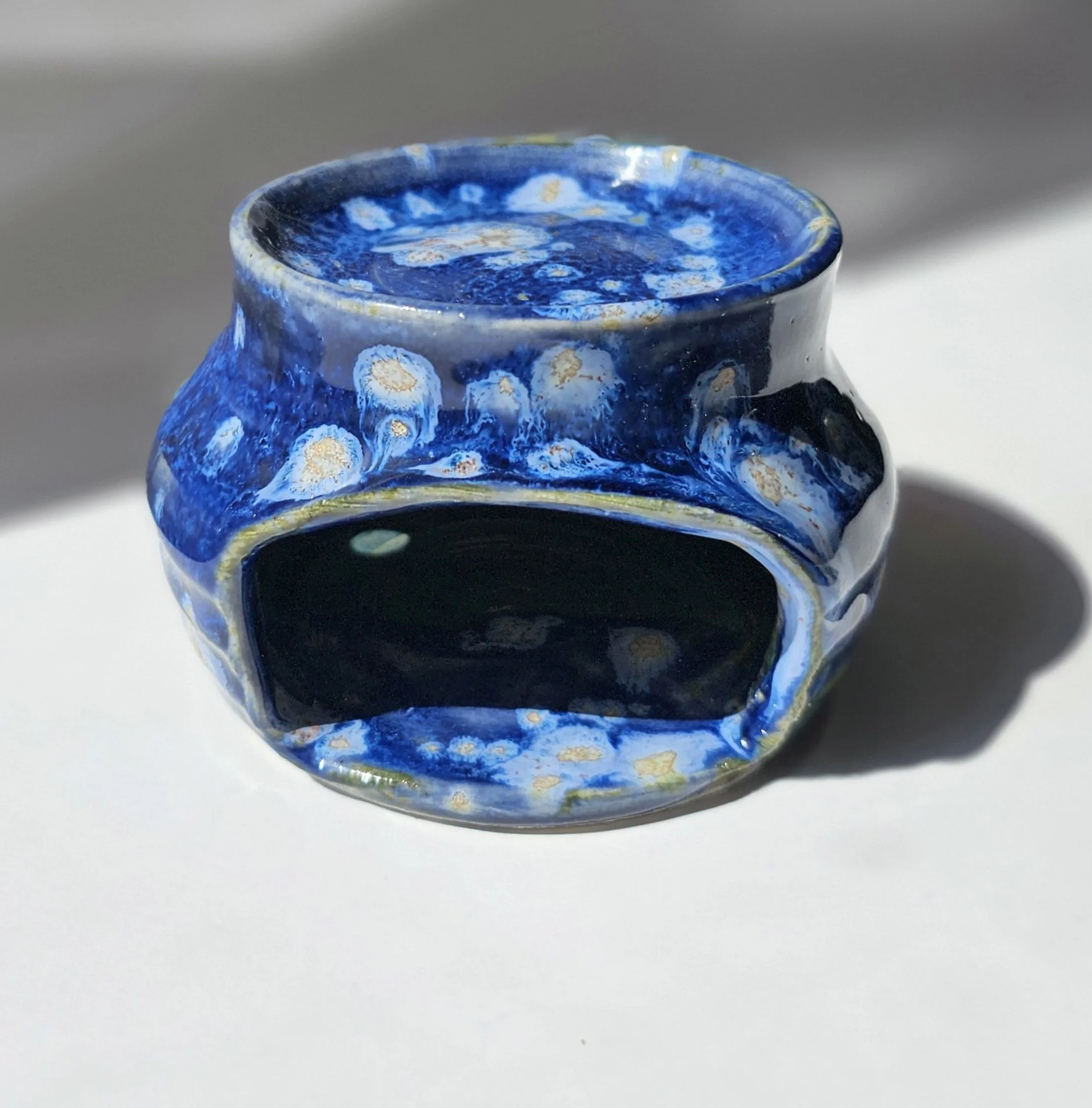 Blue Spotted All-in-One Wax Warmer
