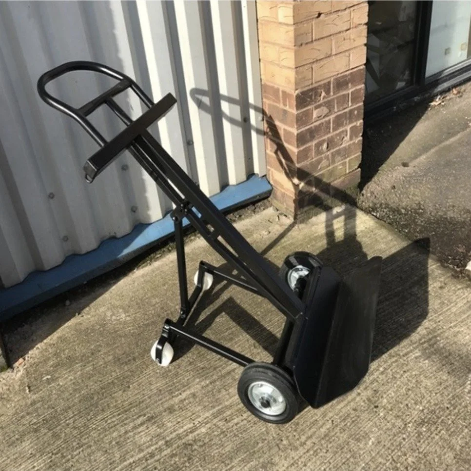 Make life light work with our 2 to 4 wheel convertible trolley with adjustable height settings using a spring loaded locking mech.