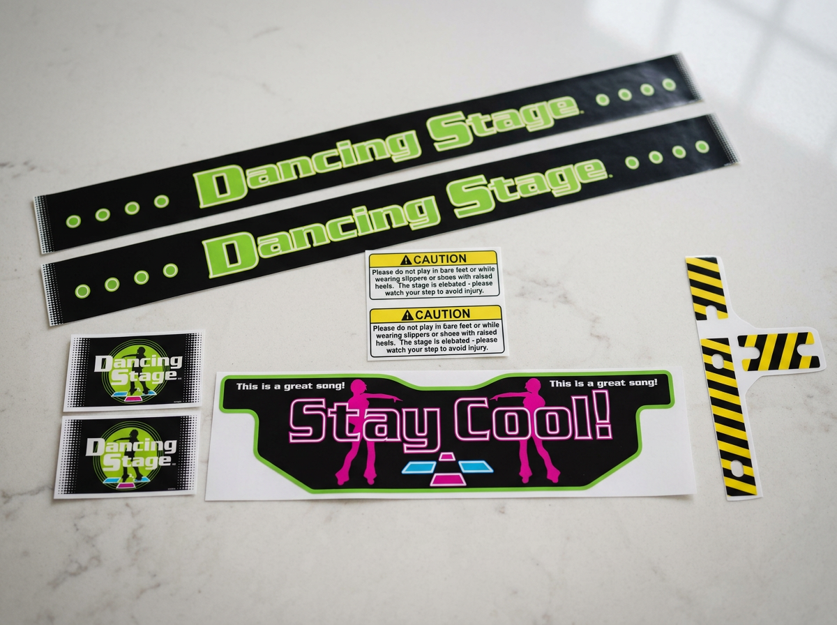 Konami Dance Stage Decal Set