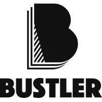 Logo with large stylized letter 'B' and the word 'BUSTLER' underneath.
