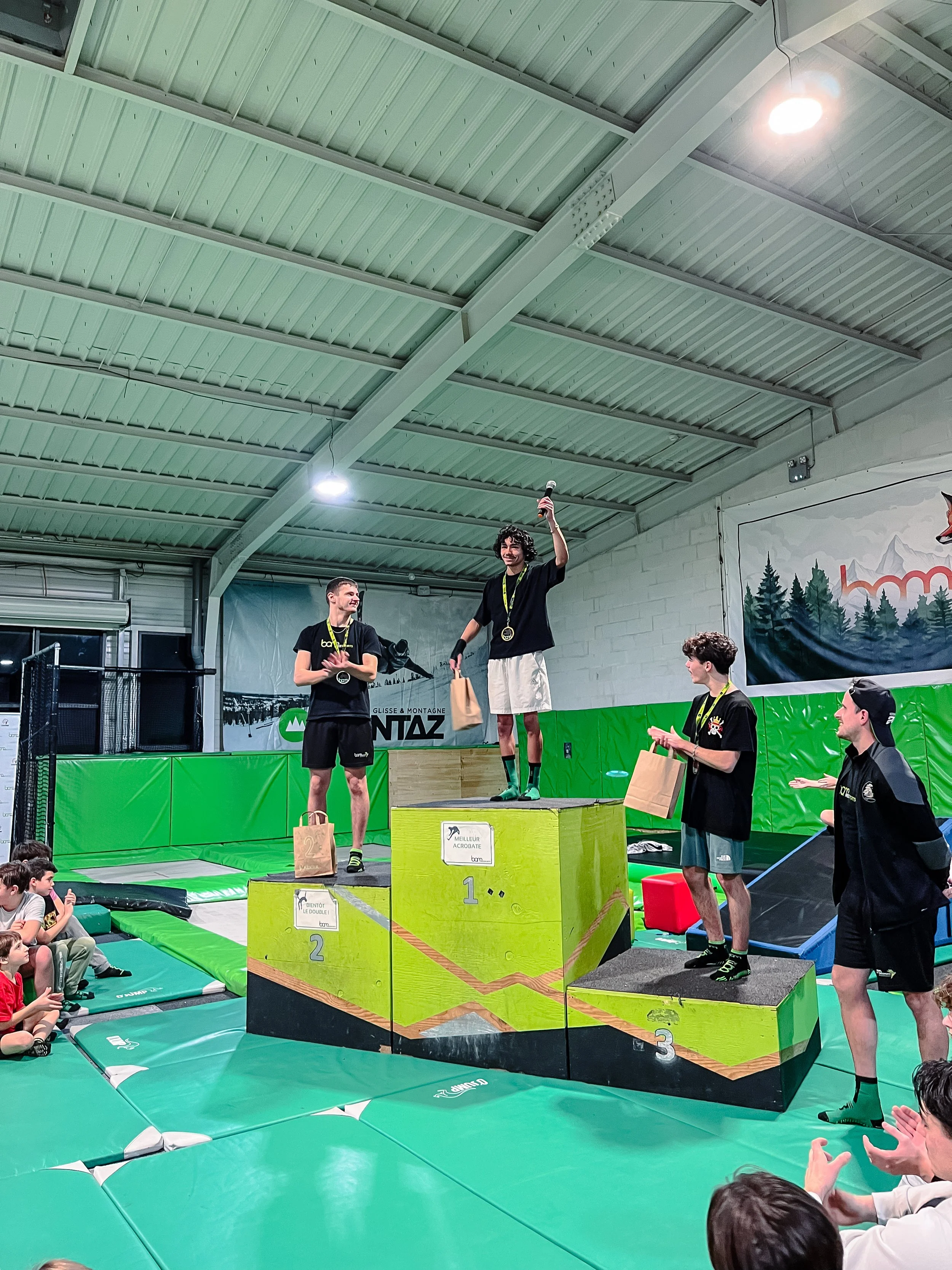 Podium de la BAM NIGHT 2024