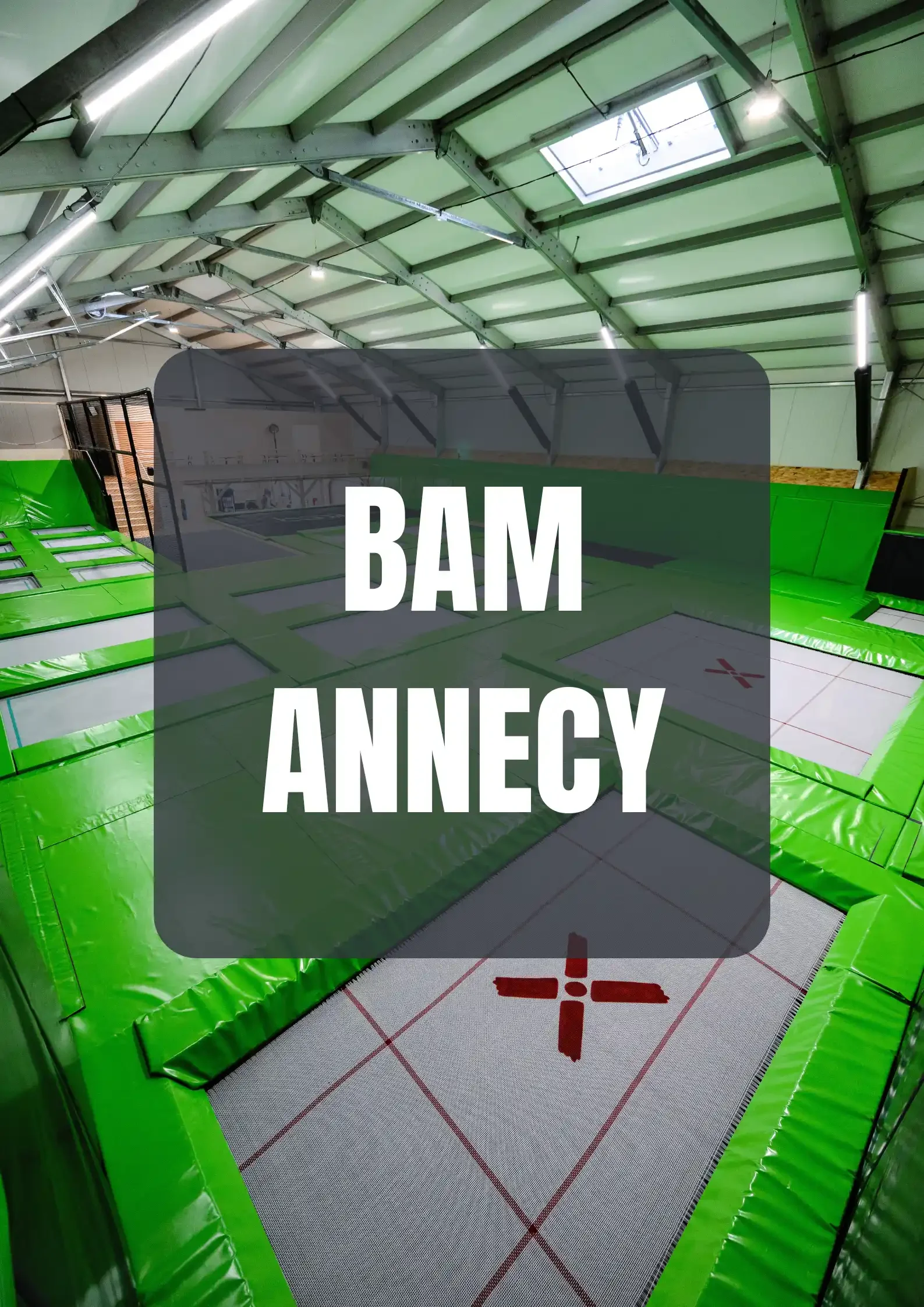 Photo de la salle de trampoline de BAM FREESPORTS Annecy