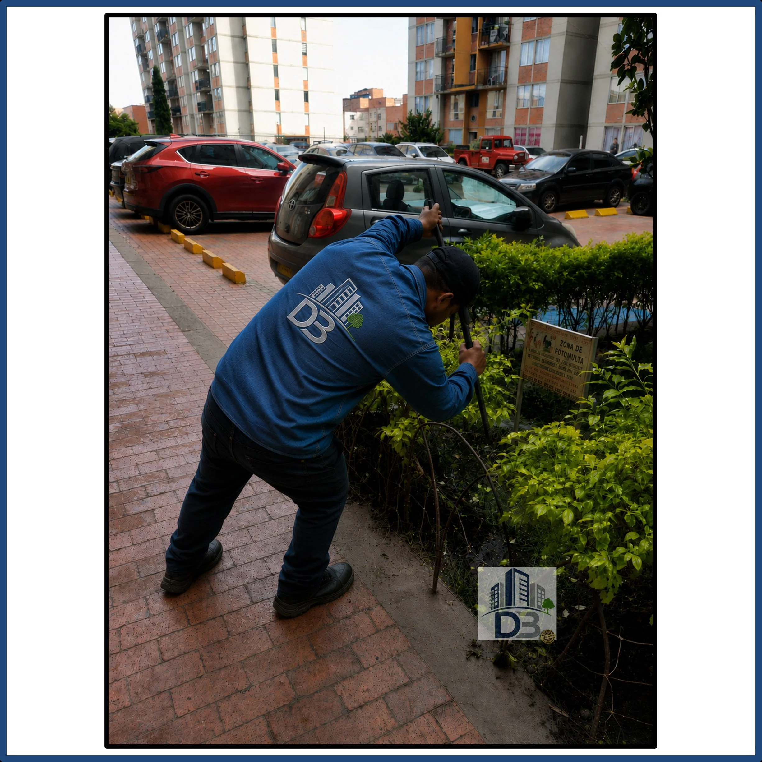 Nuestros jardineros siempre dispuestos a cuidar de sus jardines.